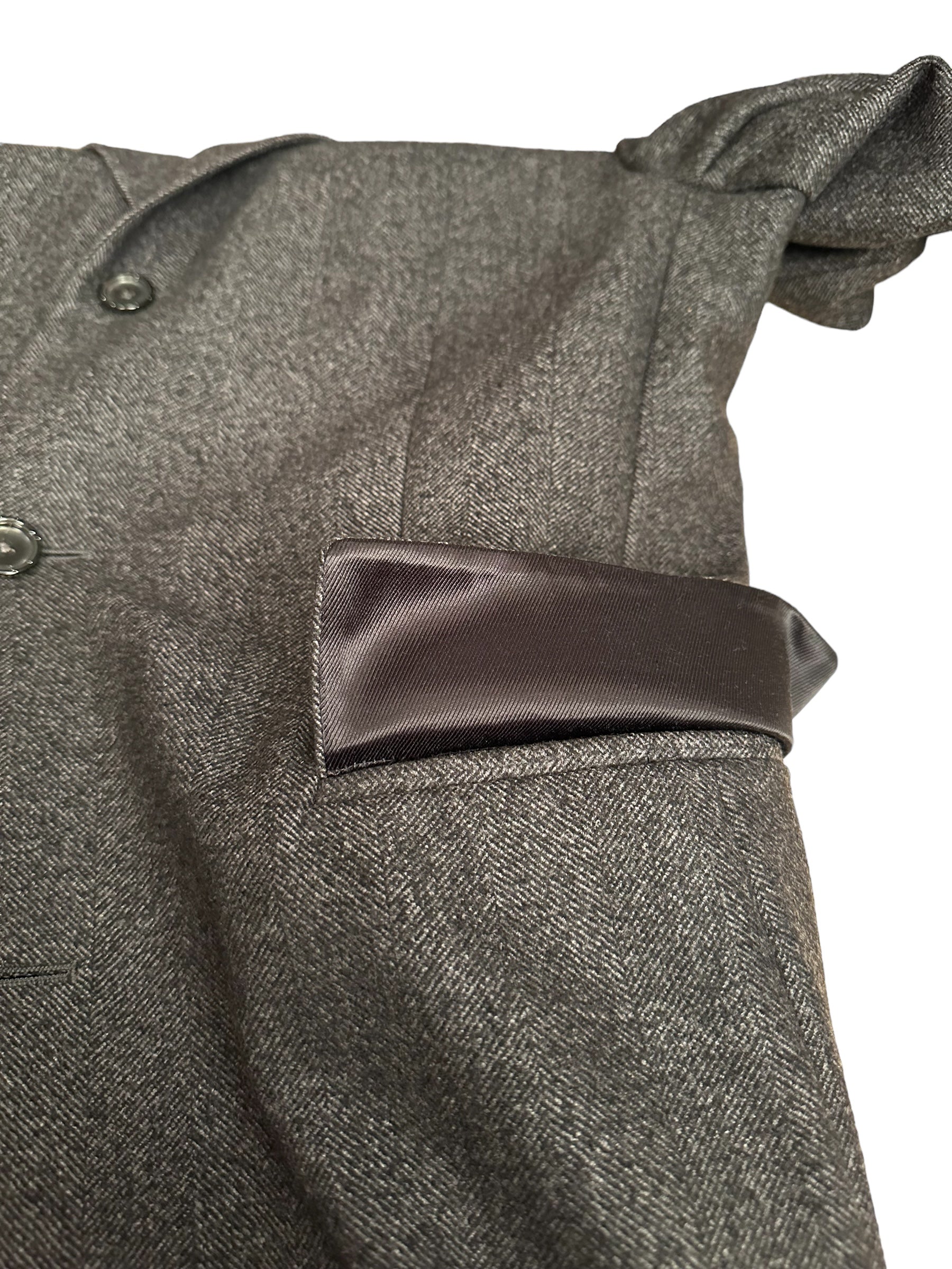 Ermenegildo Zegna Mantel Herringbone Neu
