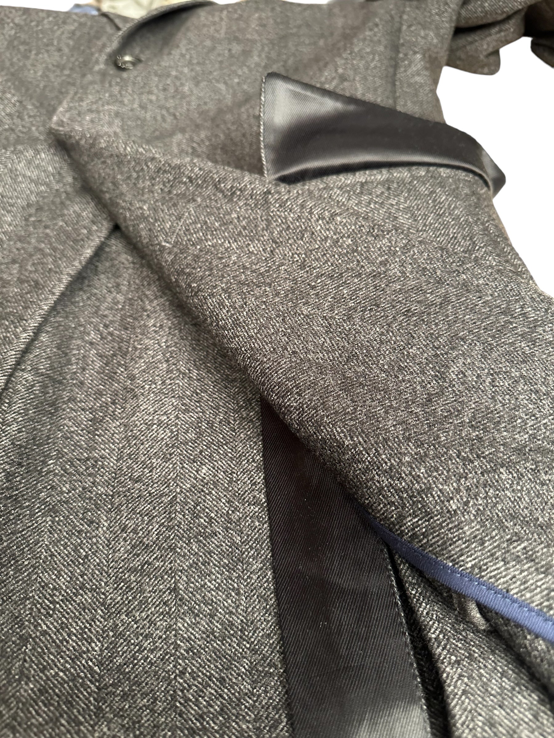 Ermenegildo Zegna Mantel Herringbone Neu