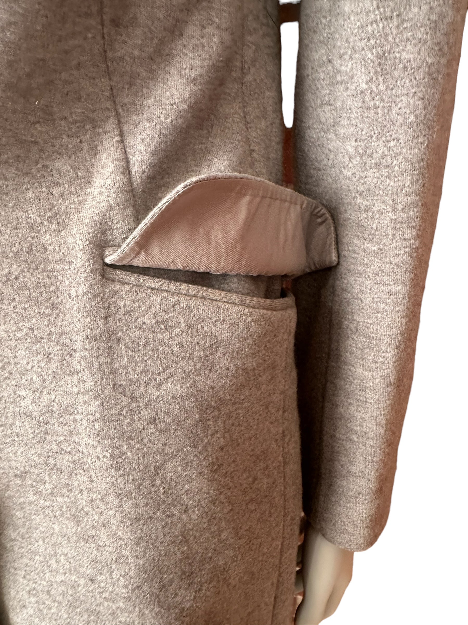 Brunello Cucinelli Coat Ladies Light Wool New 36/38 EN