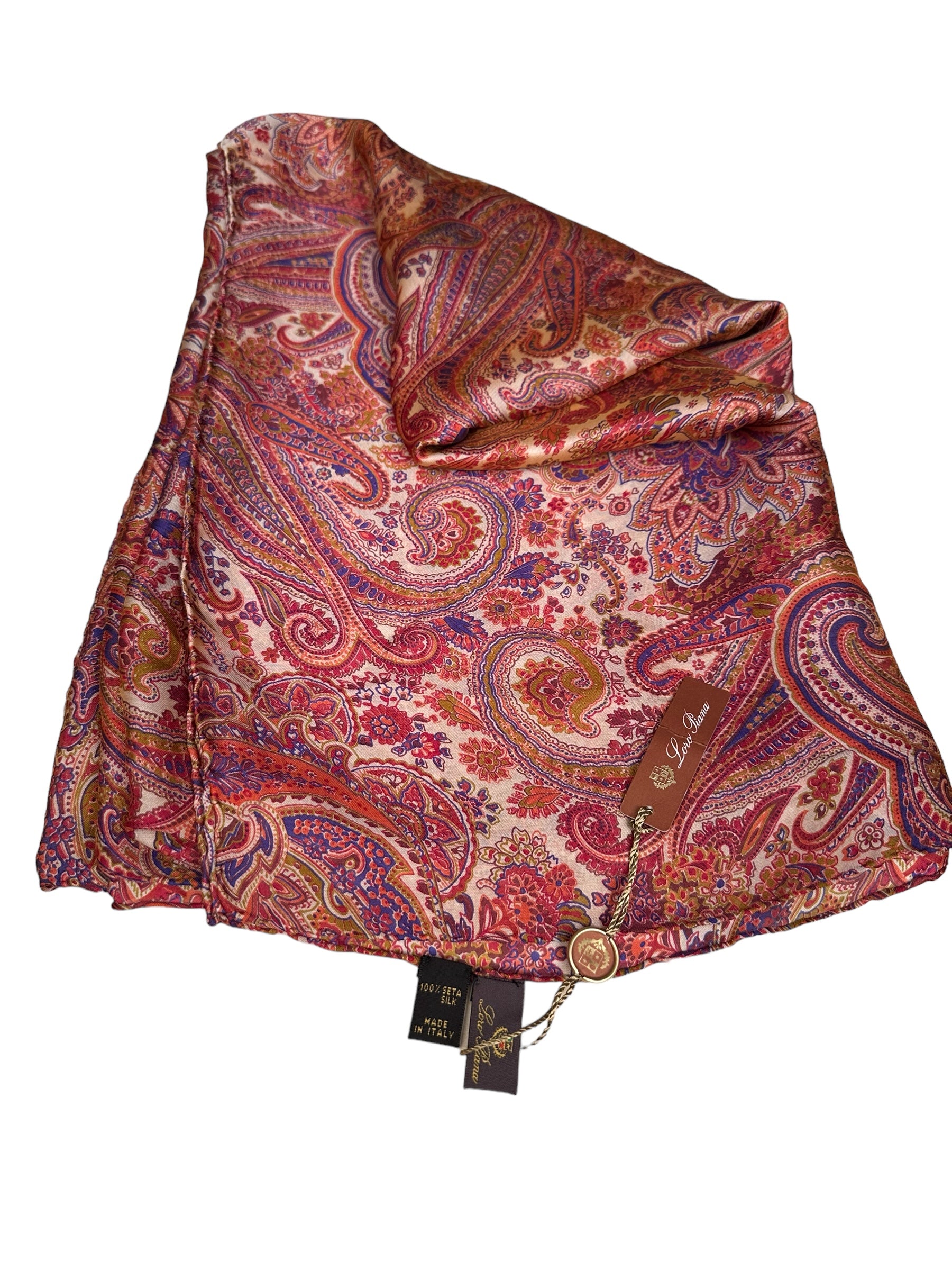 Loro Piana étole écharpe d'été 70*200 cm soie