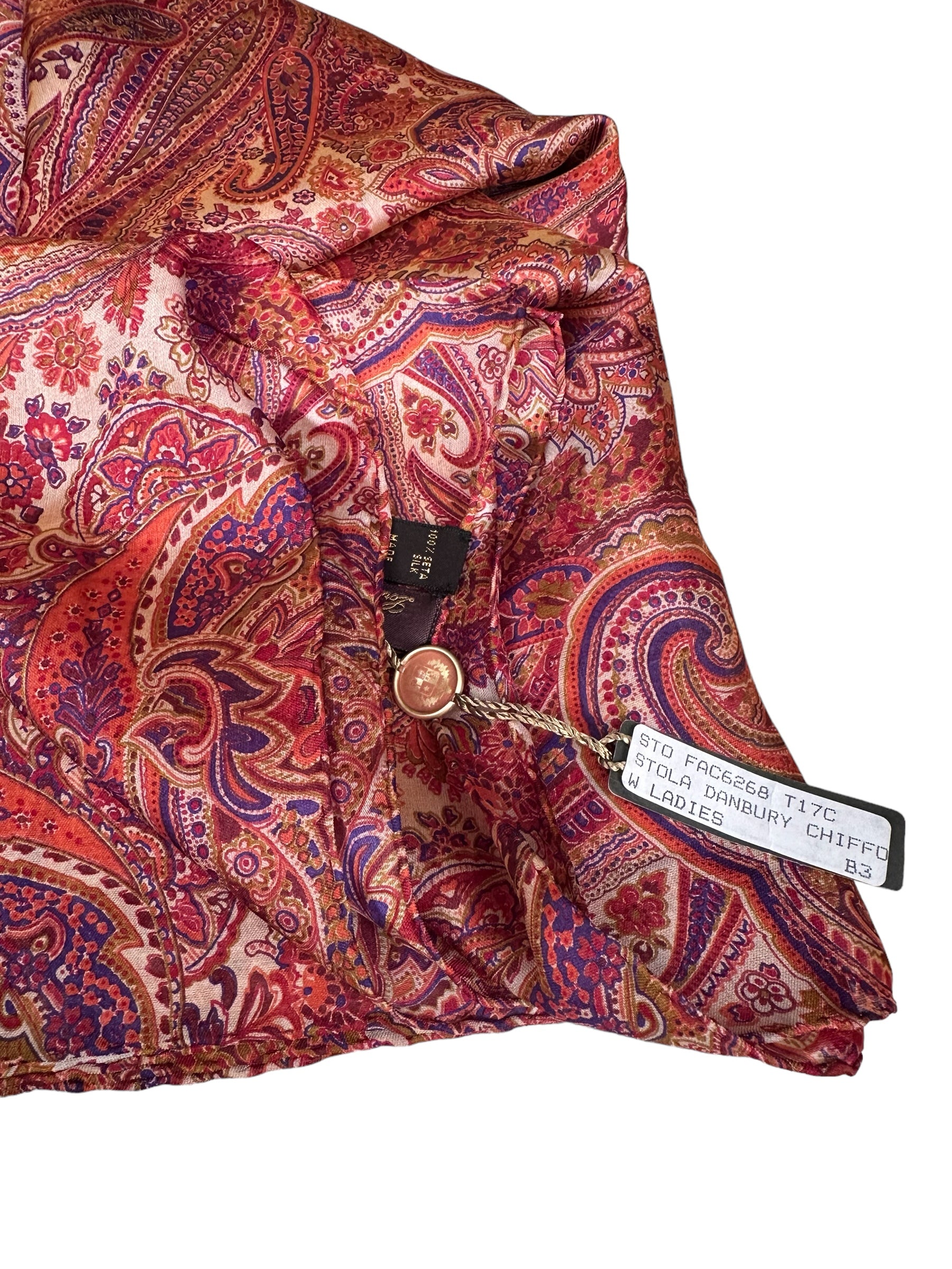 Loro Piana étole écharpe d'été 70*200 cm soie
