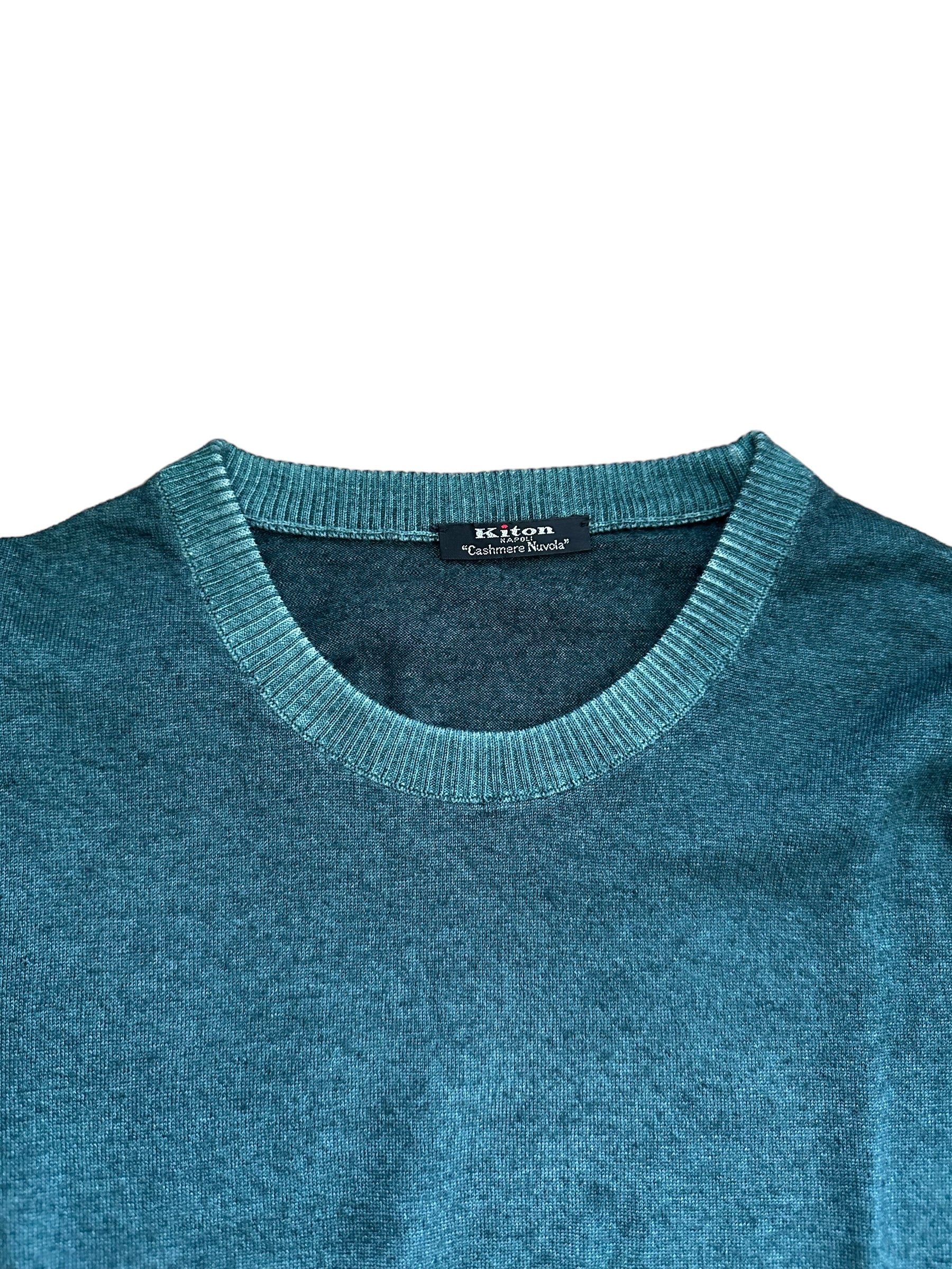 Kiton cashmere Nuvola jumper jumper light cashmere new round neckline