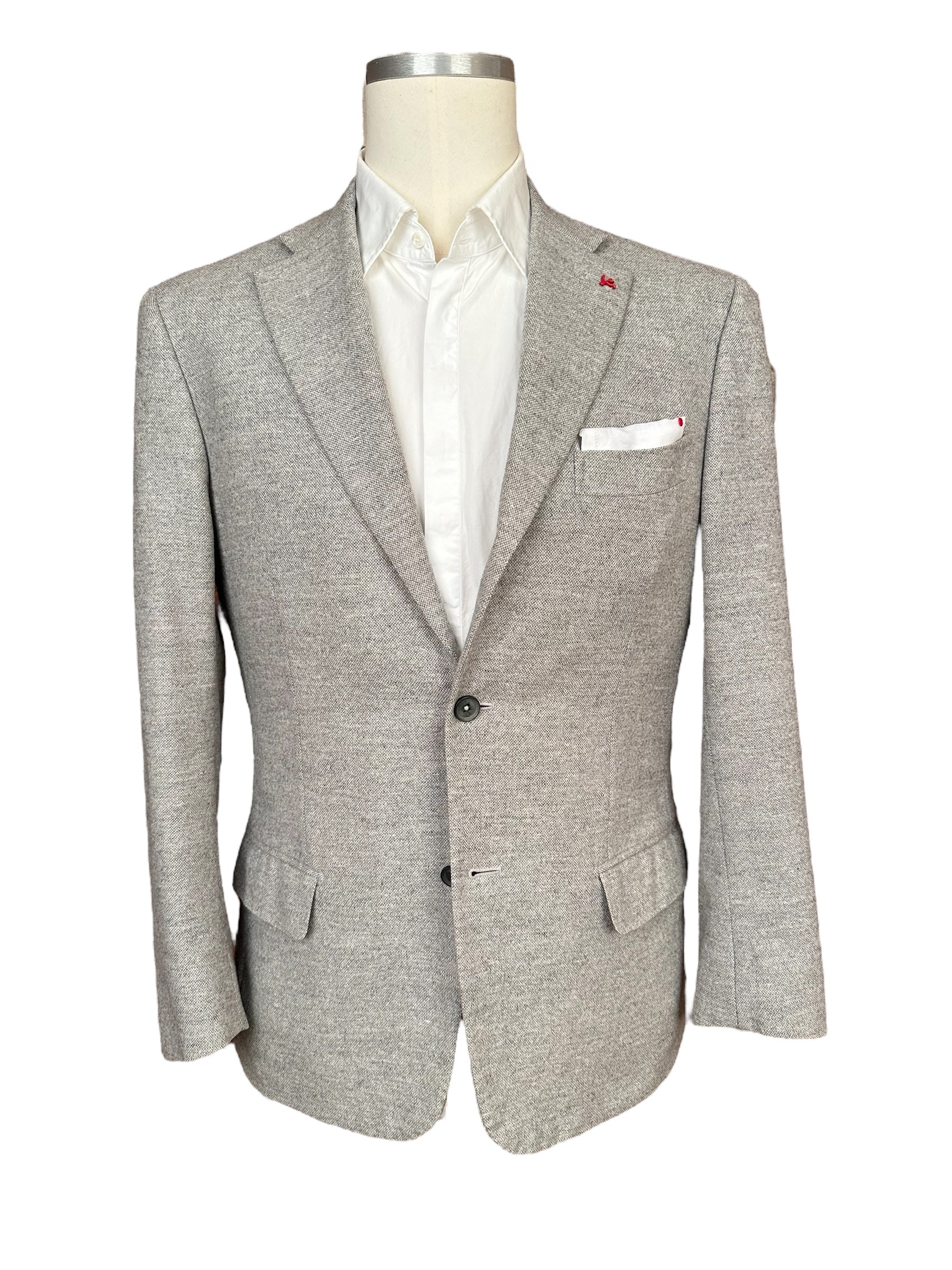 Isaia Jacke Blazer 48 grau aquawool