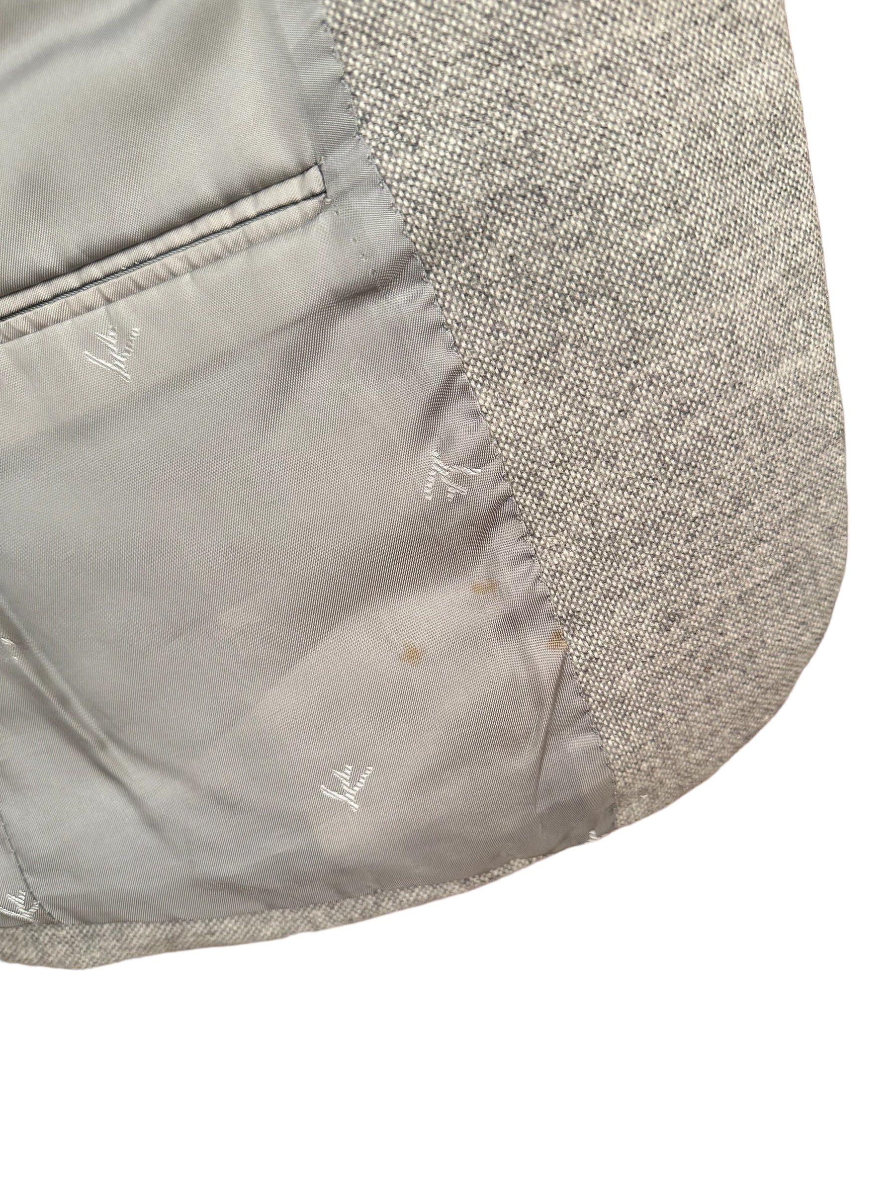 Isaia Jacke Blazer 48 grau aquawool