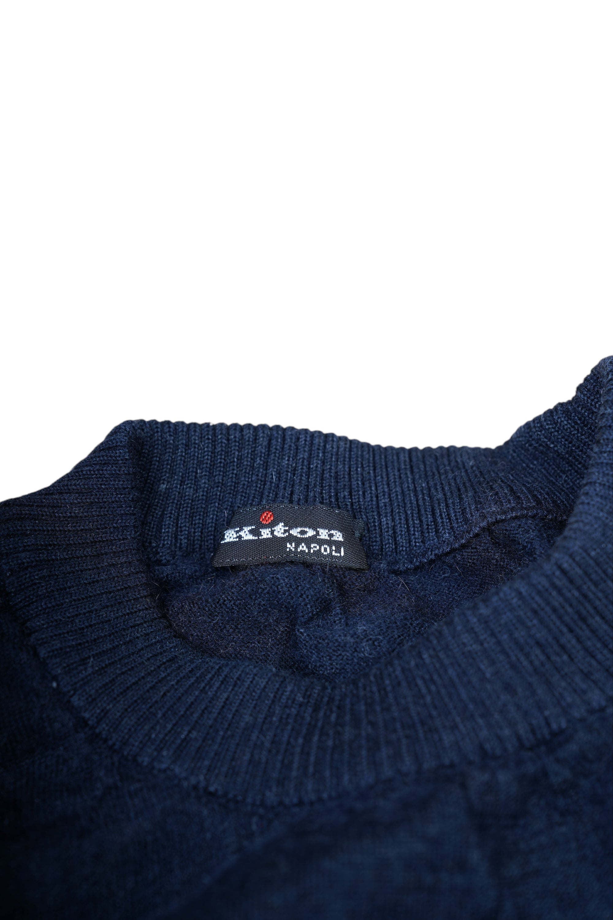 Kiton KNT Sweat-shirt à capuche avec détails en cuir