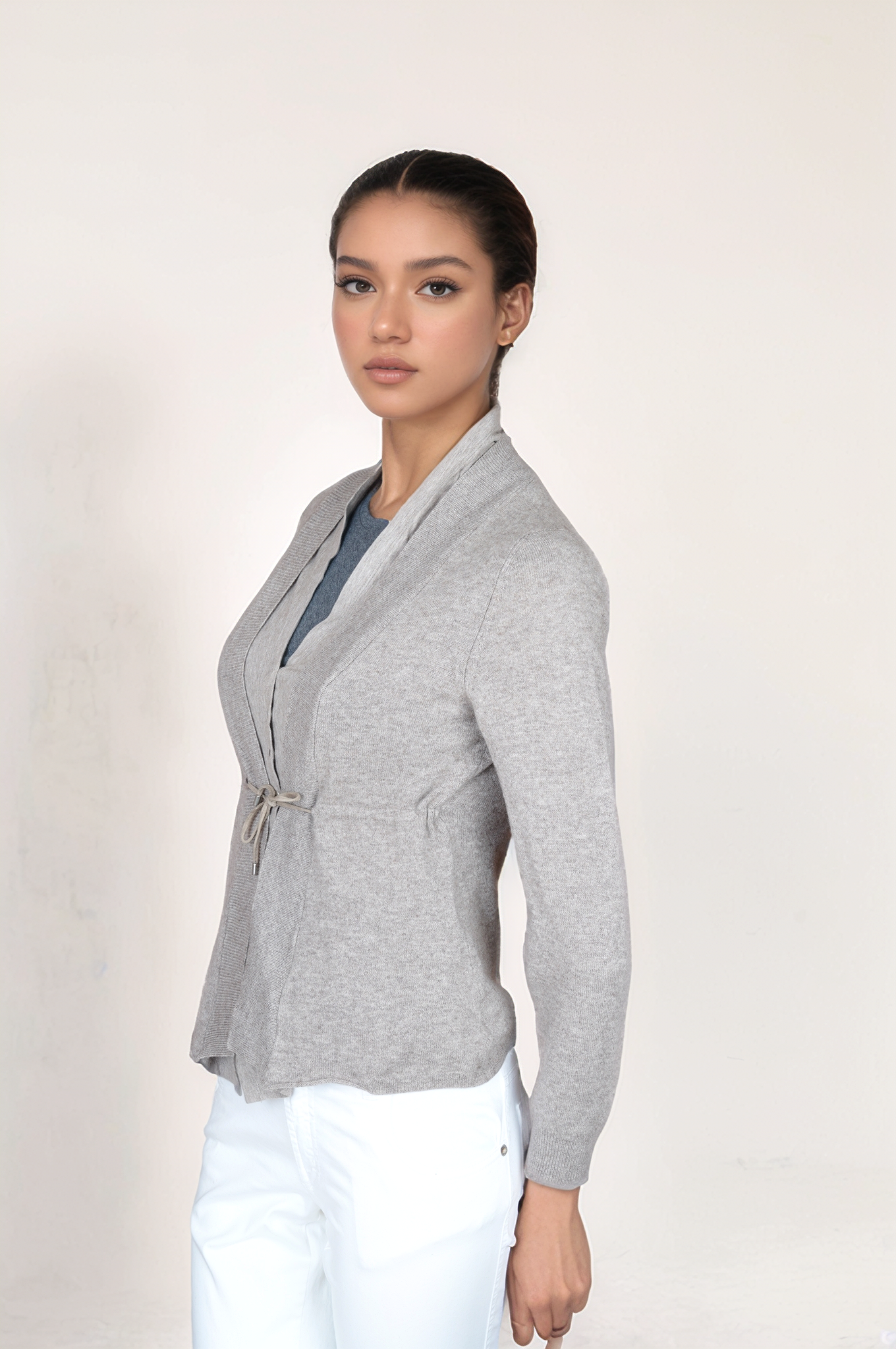 Brunello Cucinelli Cardigan Jacke Damen aus Wolle, Seide und Alpaca