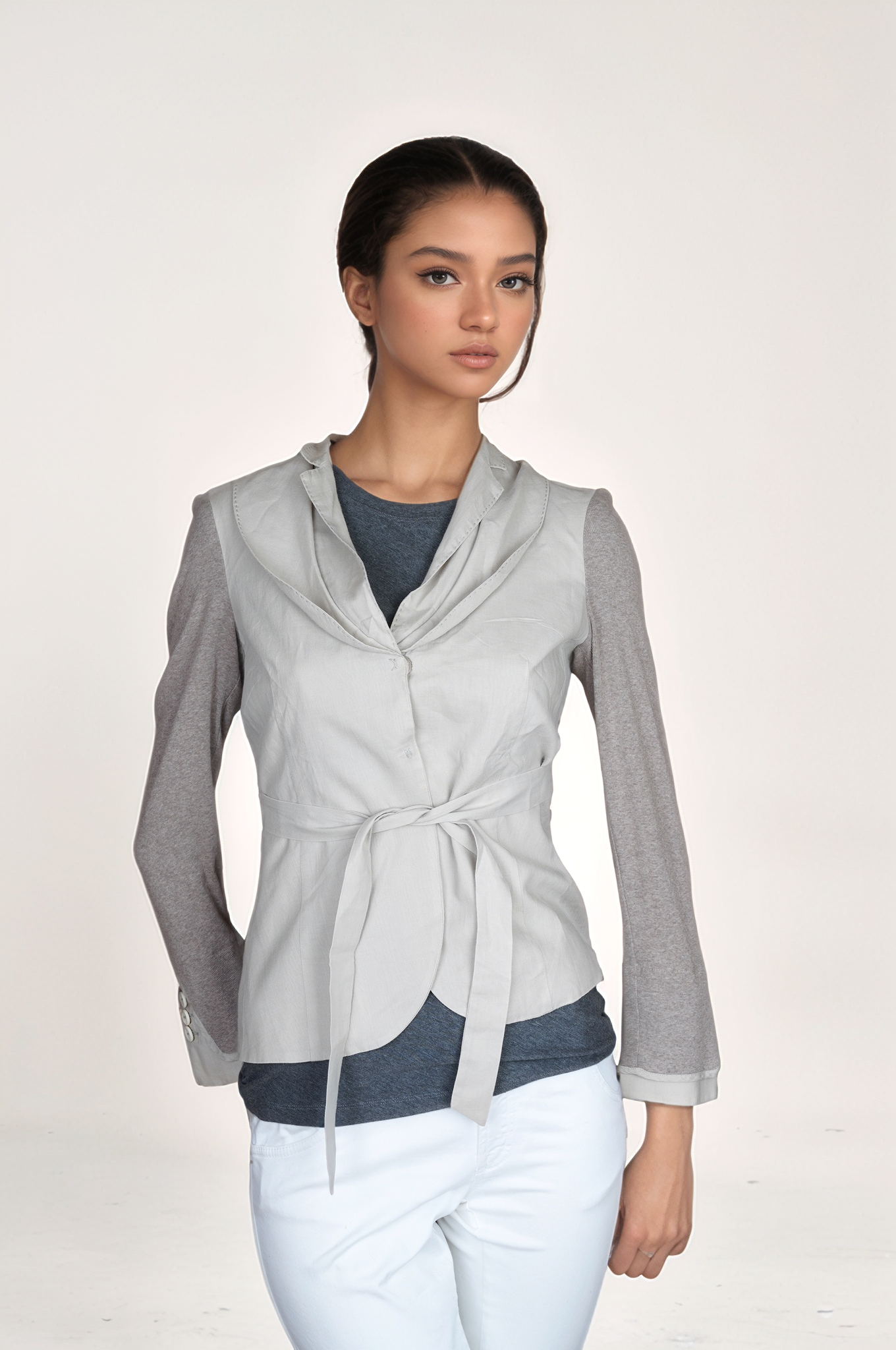 Brunello Cucinelli Jacke Kurzmantel Damen aus Ramie