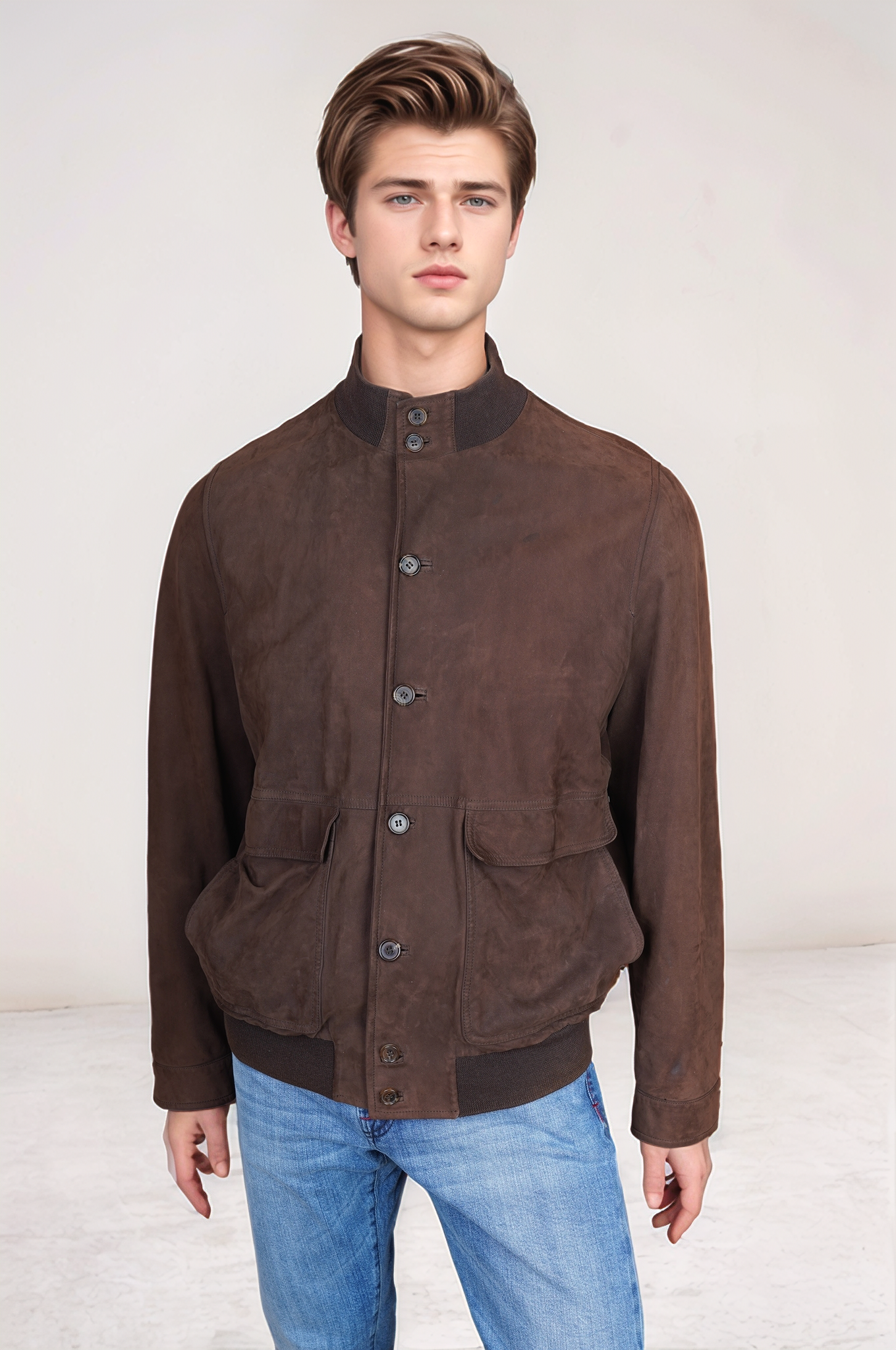 Kiton double-breasted cashmere coat