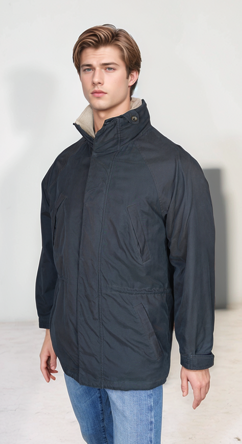 Loro Piana Icer Jacke mit Kaschmirkragen Storm System Skijacke