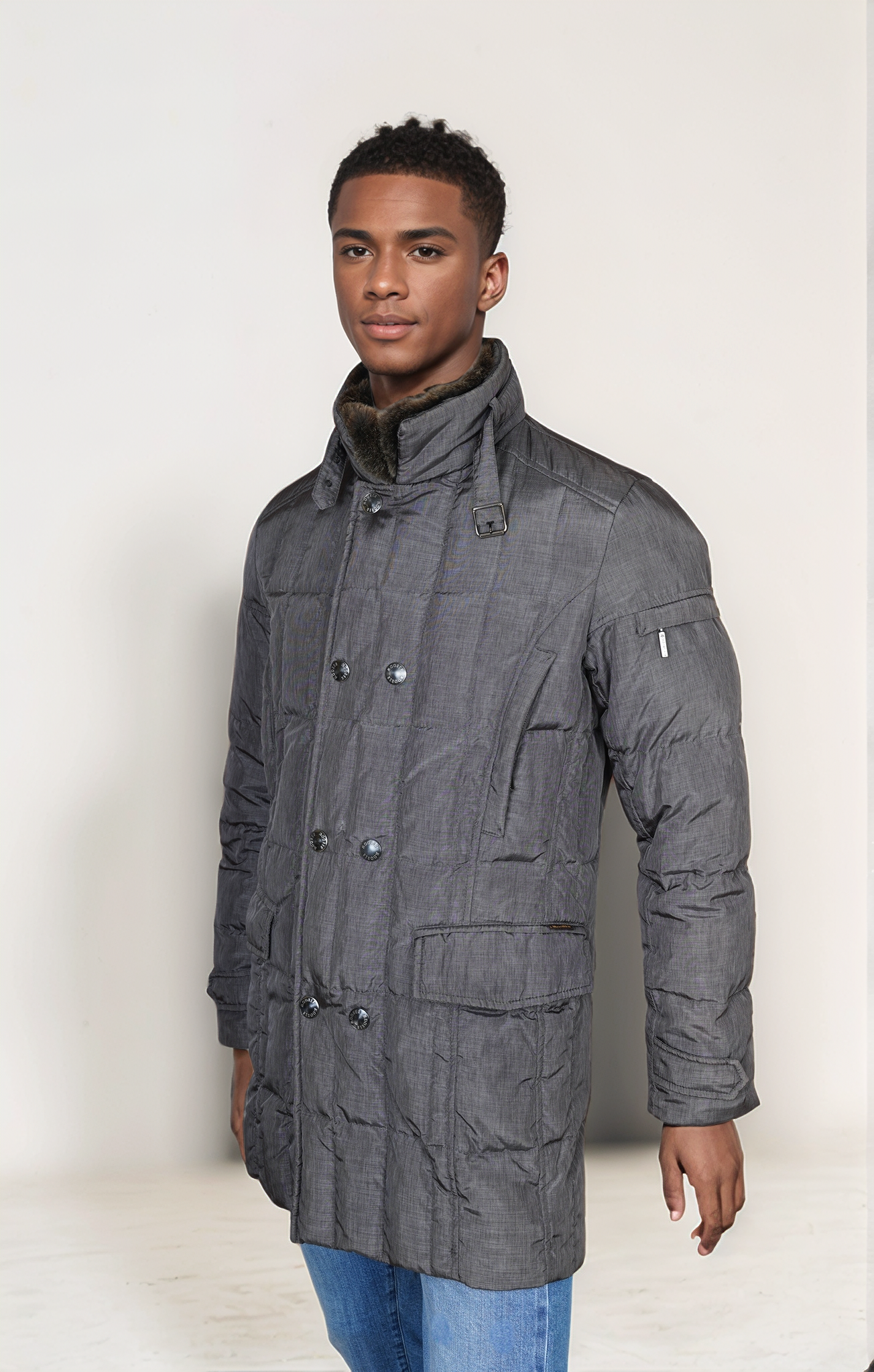 Veste bomber en duvet Moorer