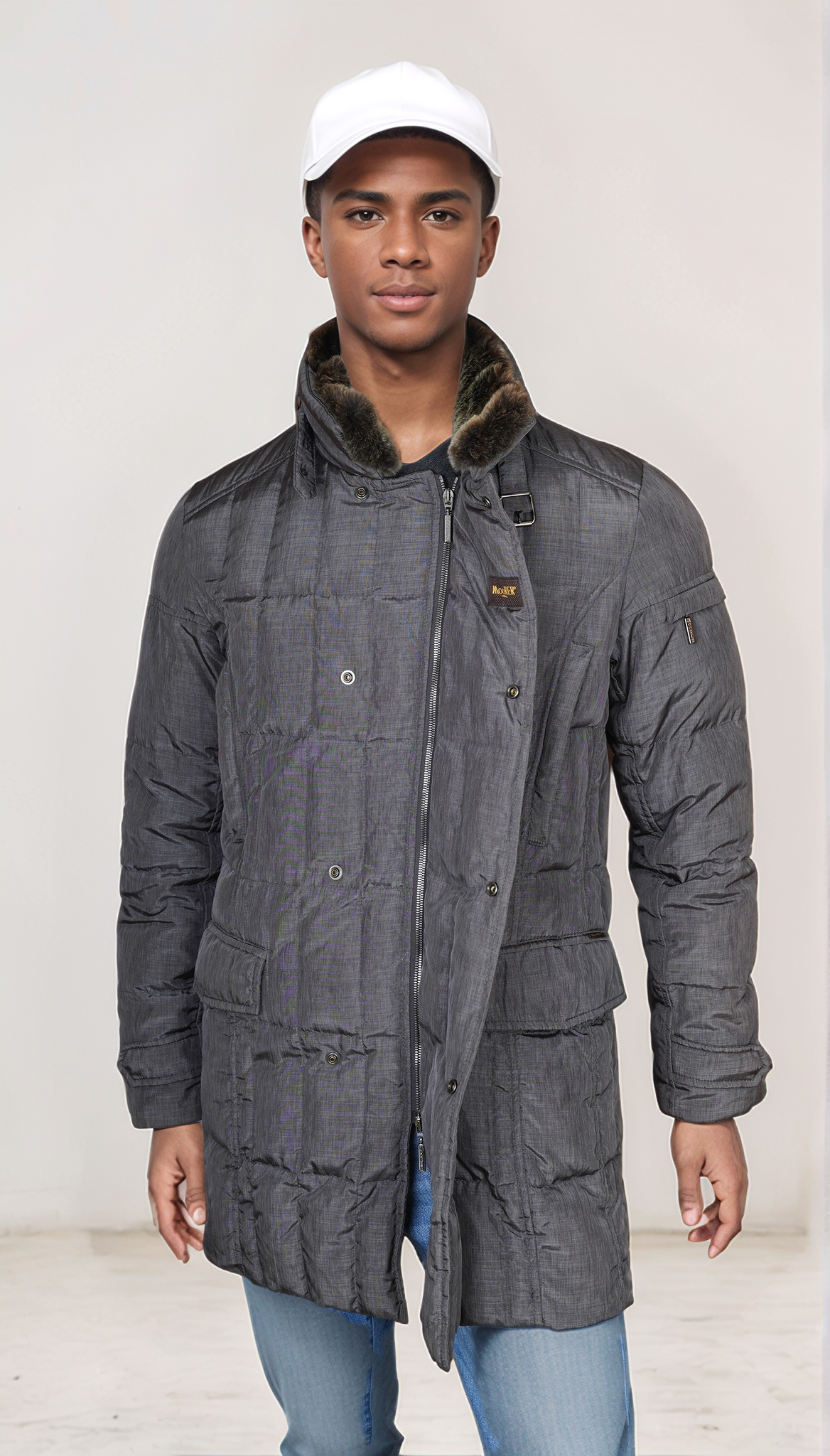 Veste bomber en duvet Moorer