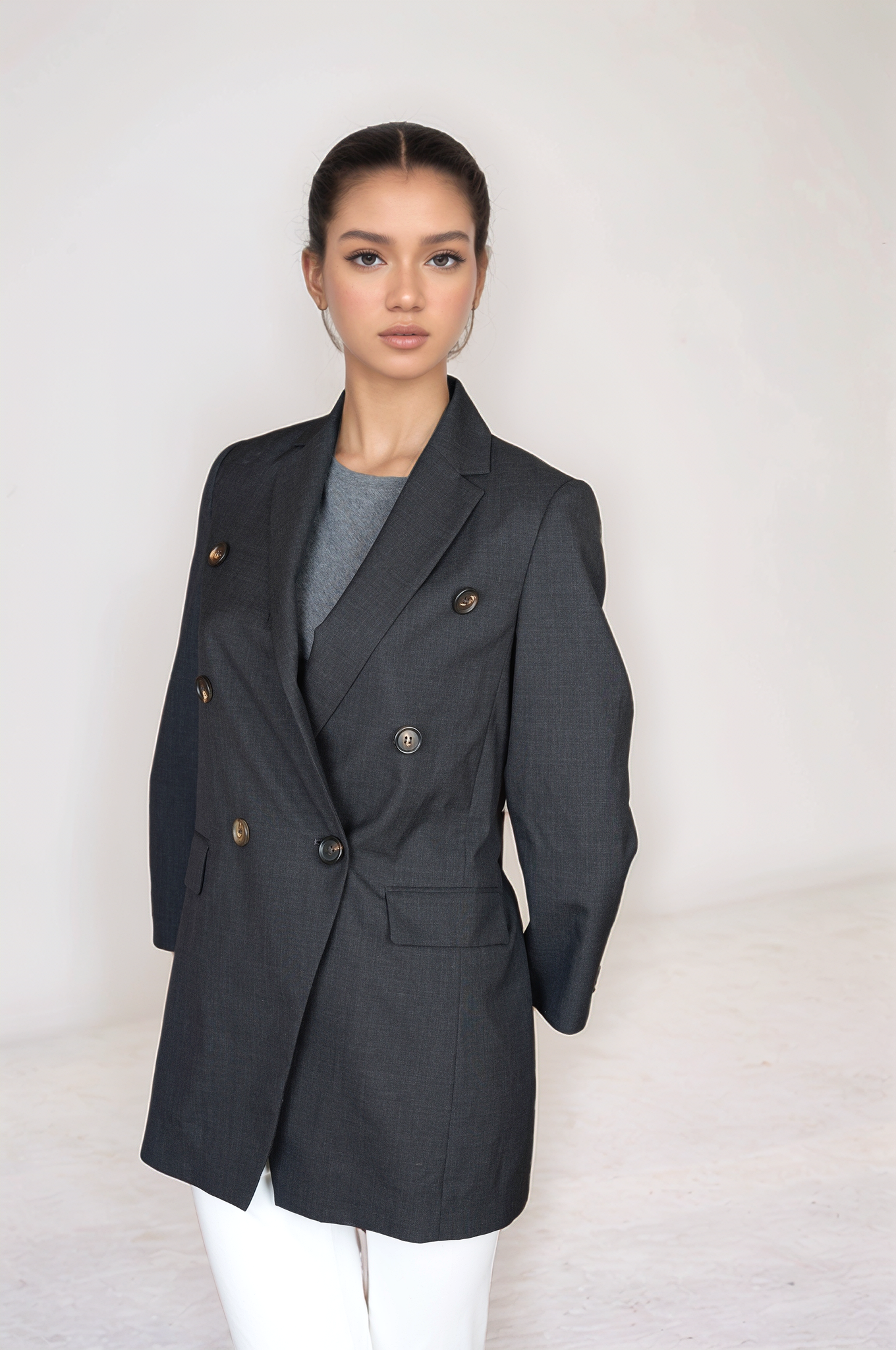 Brunello Cucinelli Blazer Jacke aus Wolle 38 (IT) 34/36 (D) S Zweireiher Monli