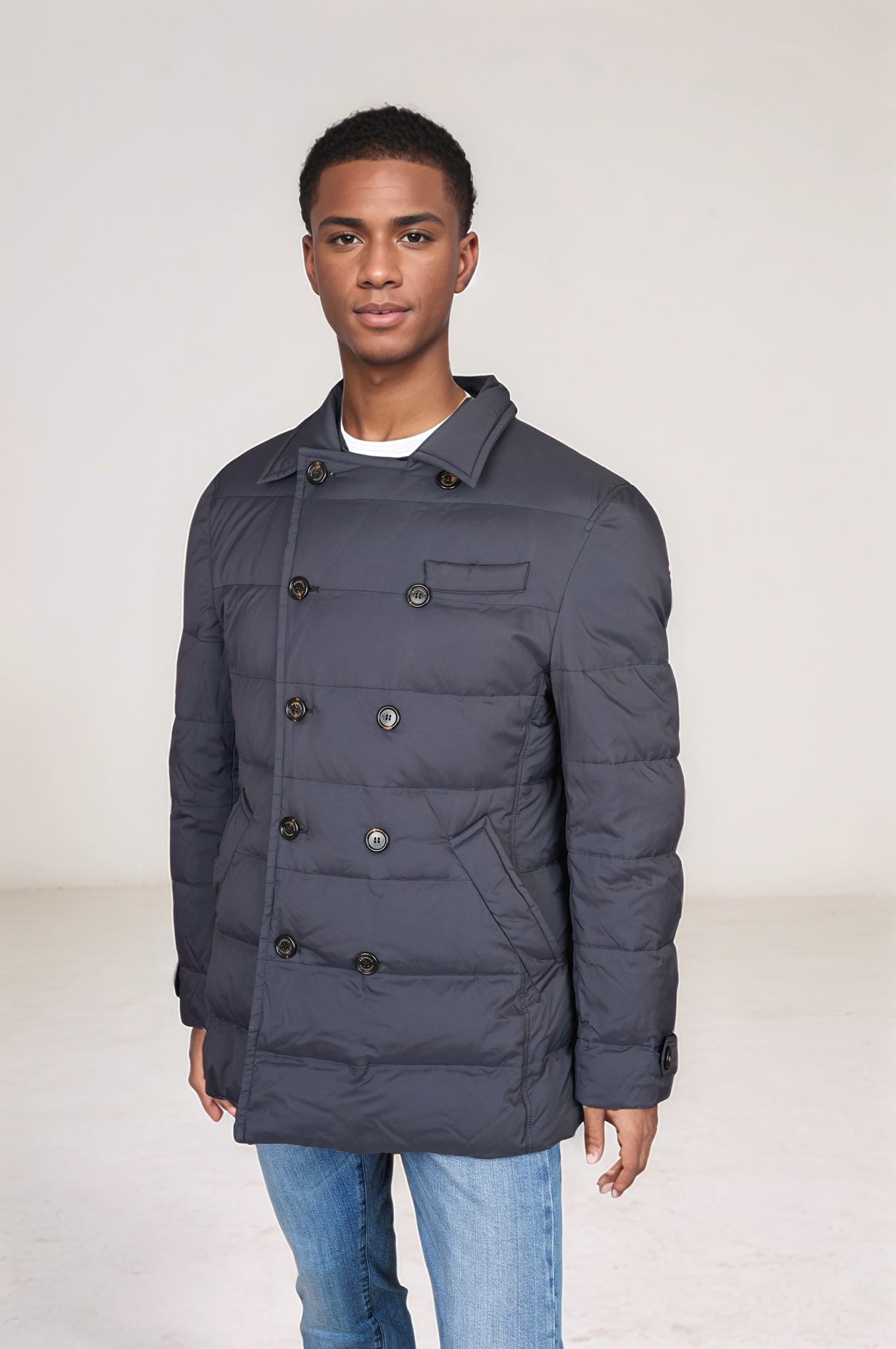 Brunello Cucinelli Jacke Daunenjacke XL Caban Herren