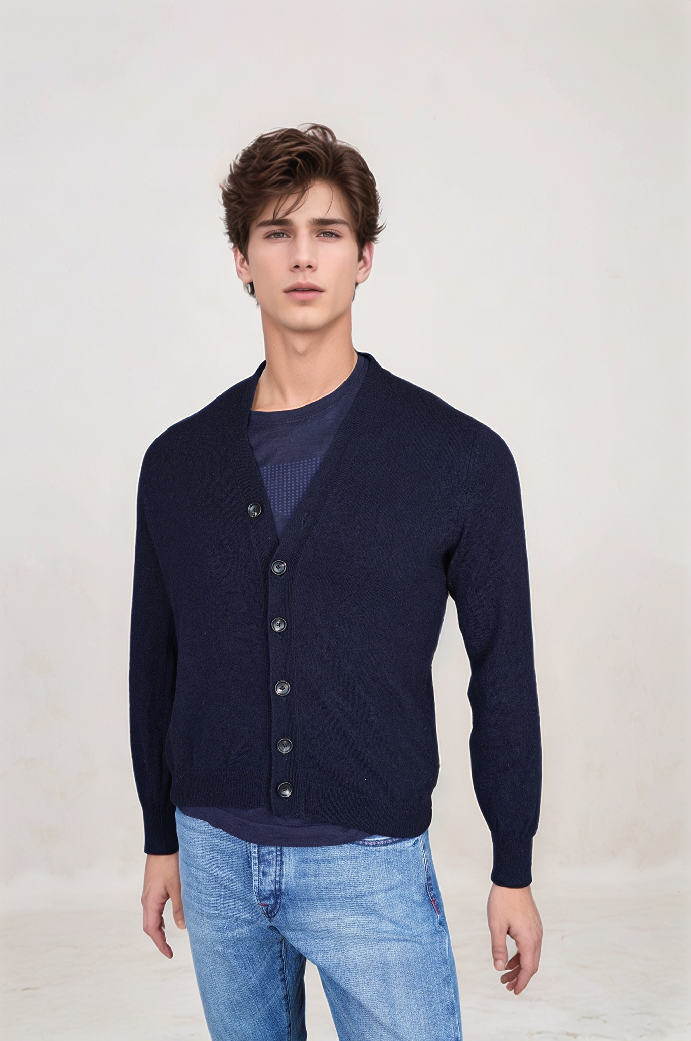 Brunello Cucinelli Strickjacke Cardigan Kaschmir Hornknöpfe