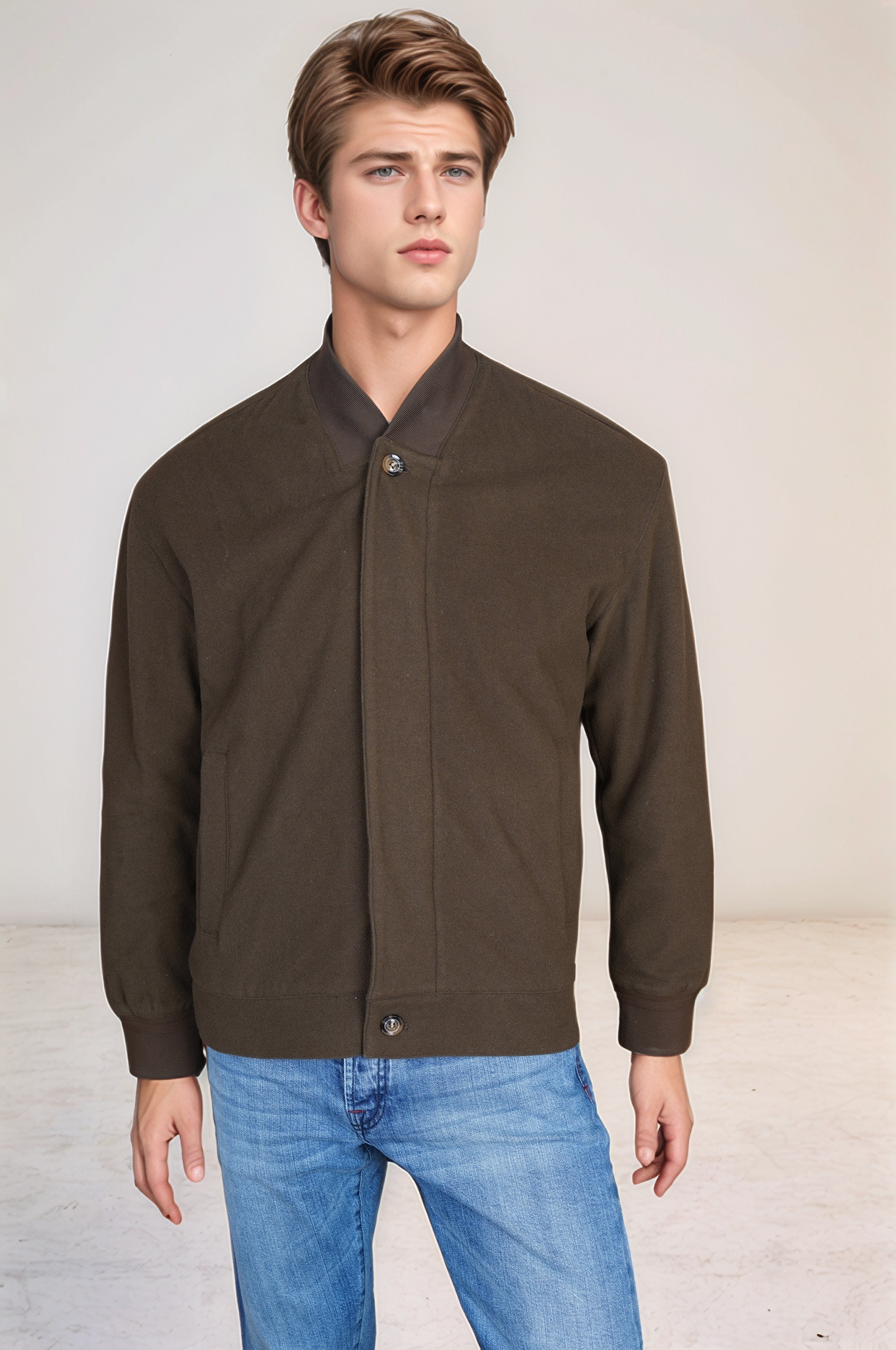 Zegna Jacke Feldjacke aus Oasi Kaschmir und Baumwolle Leisurewear Use the Existing