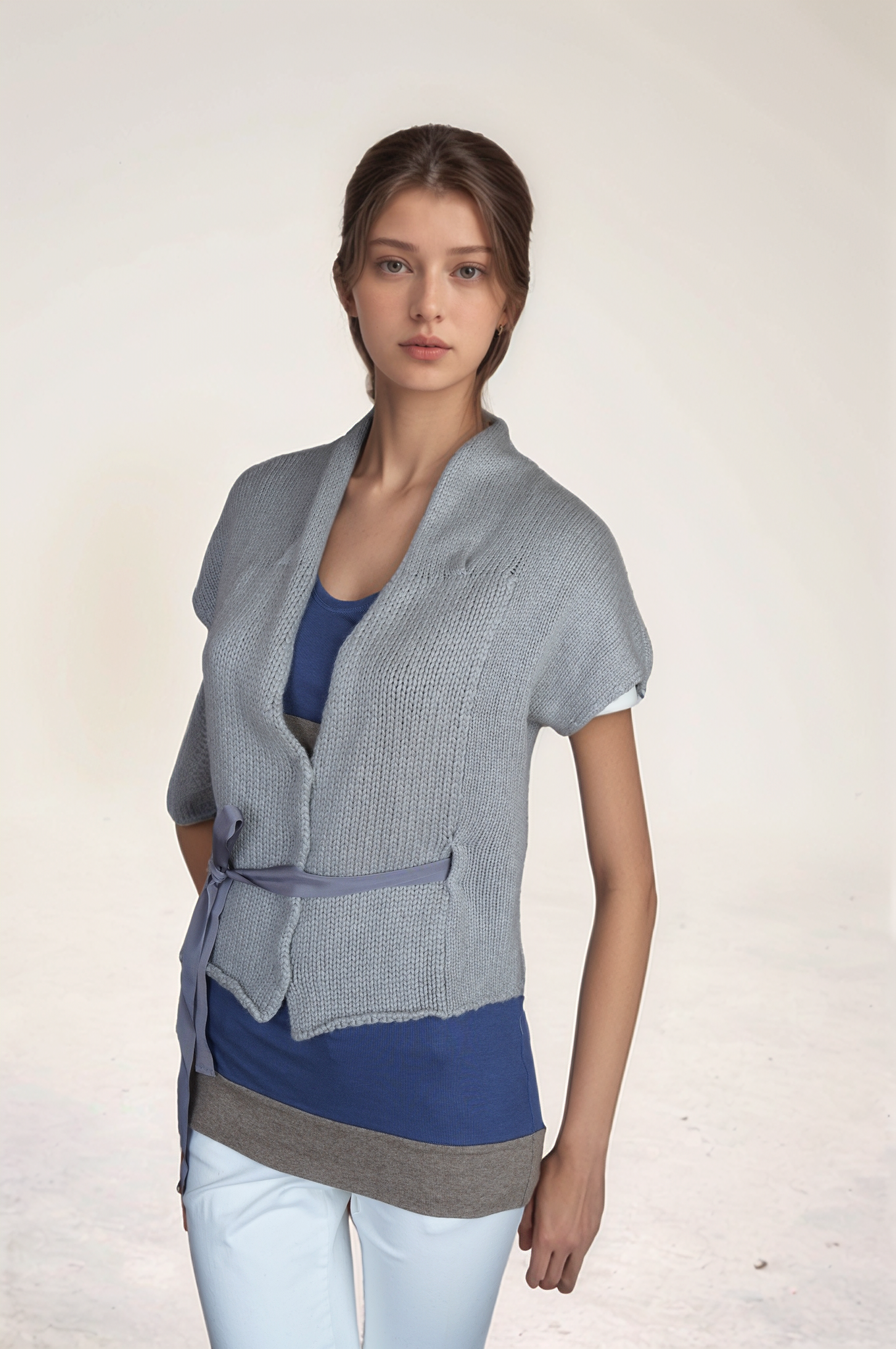 Brunello Cucinelli Cardigan Jacket Ladies Linen/ Silk Dazzling