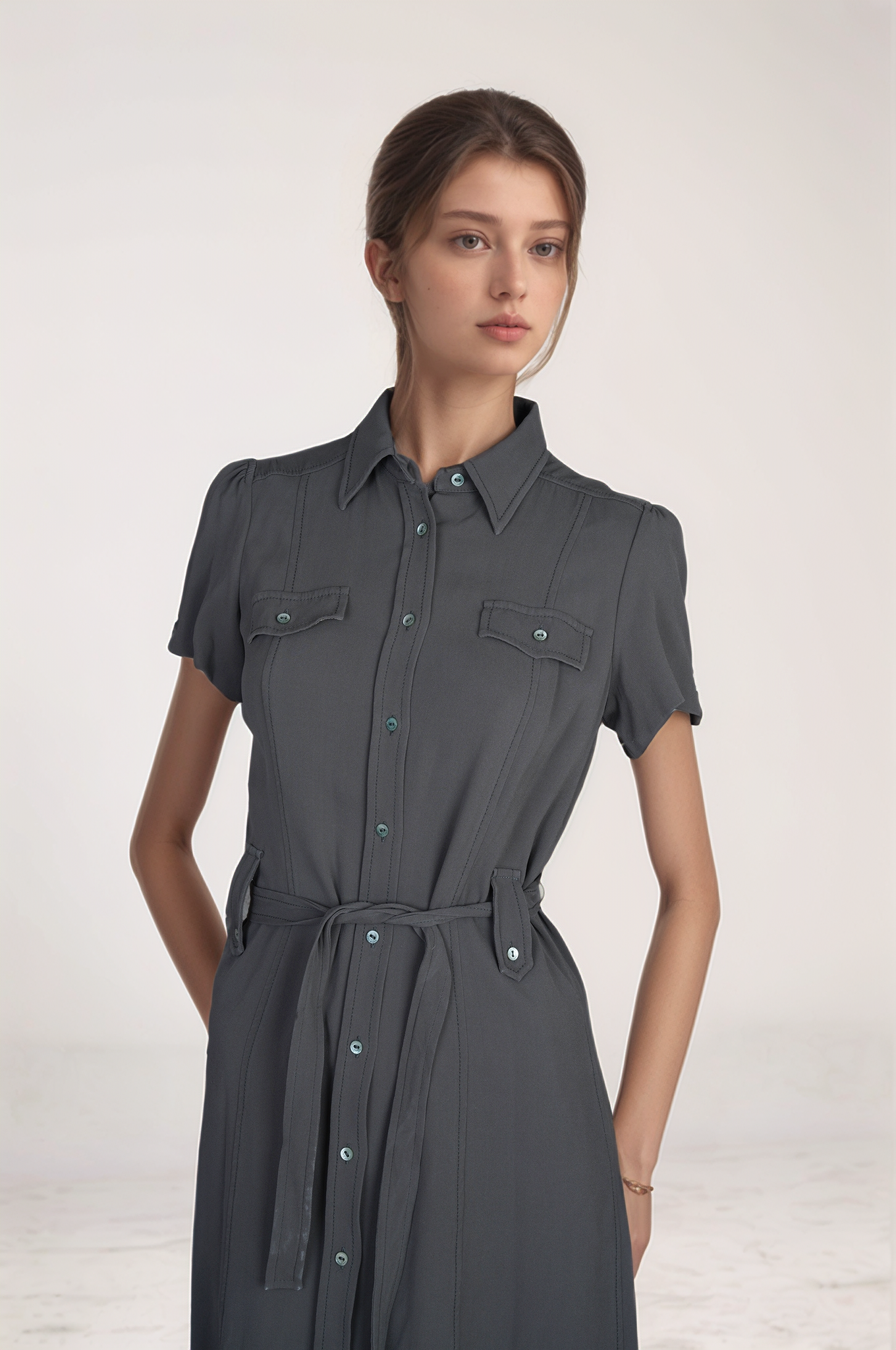 Loro Piana Tunique Robe Lin Femme
