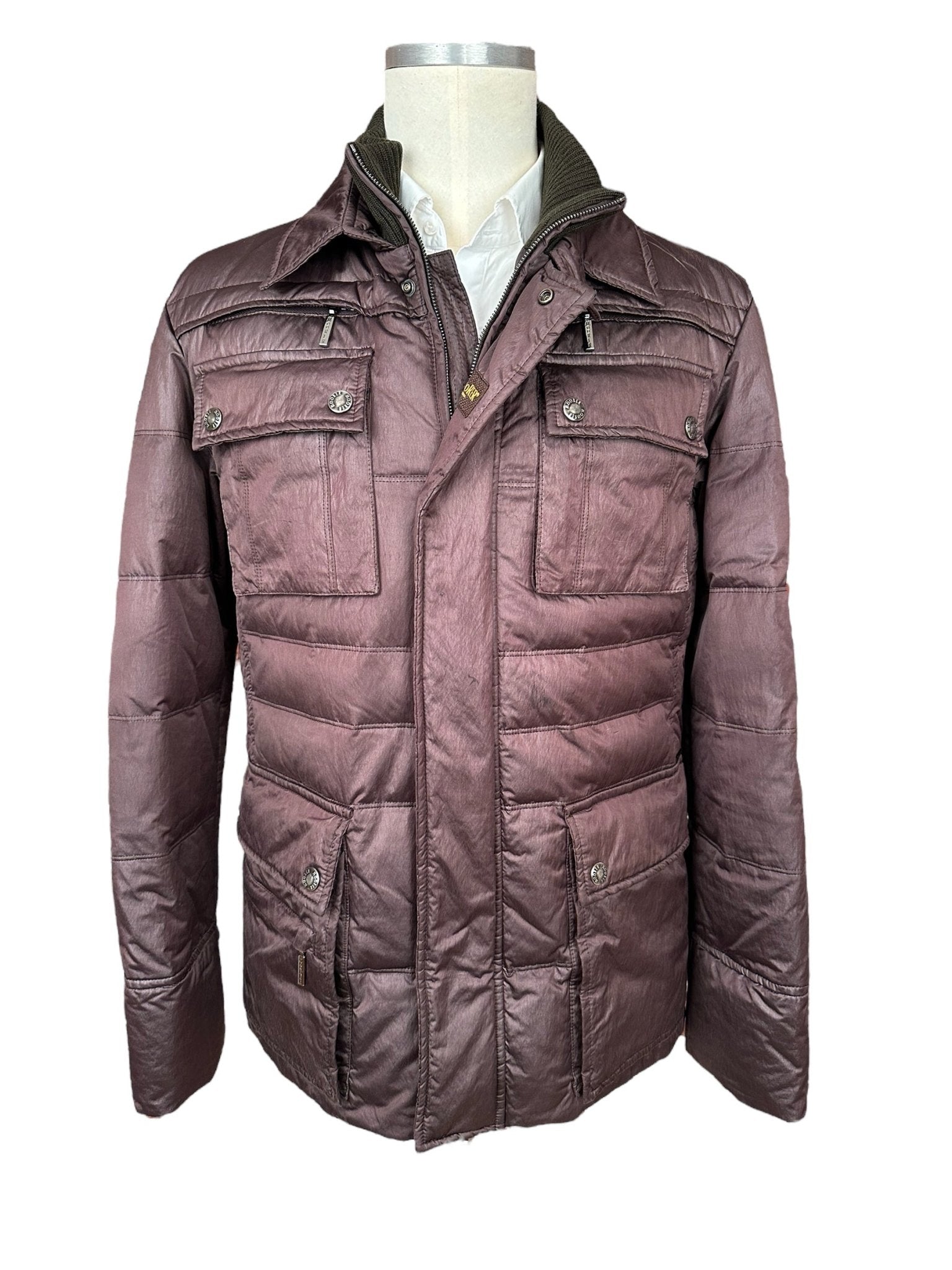 Veste longue en daim Moorer