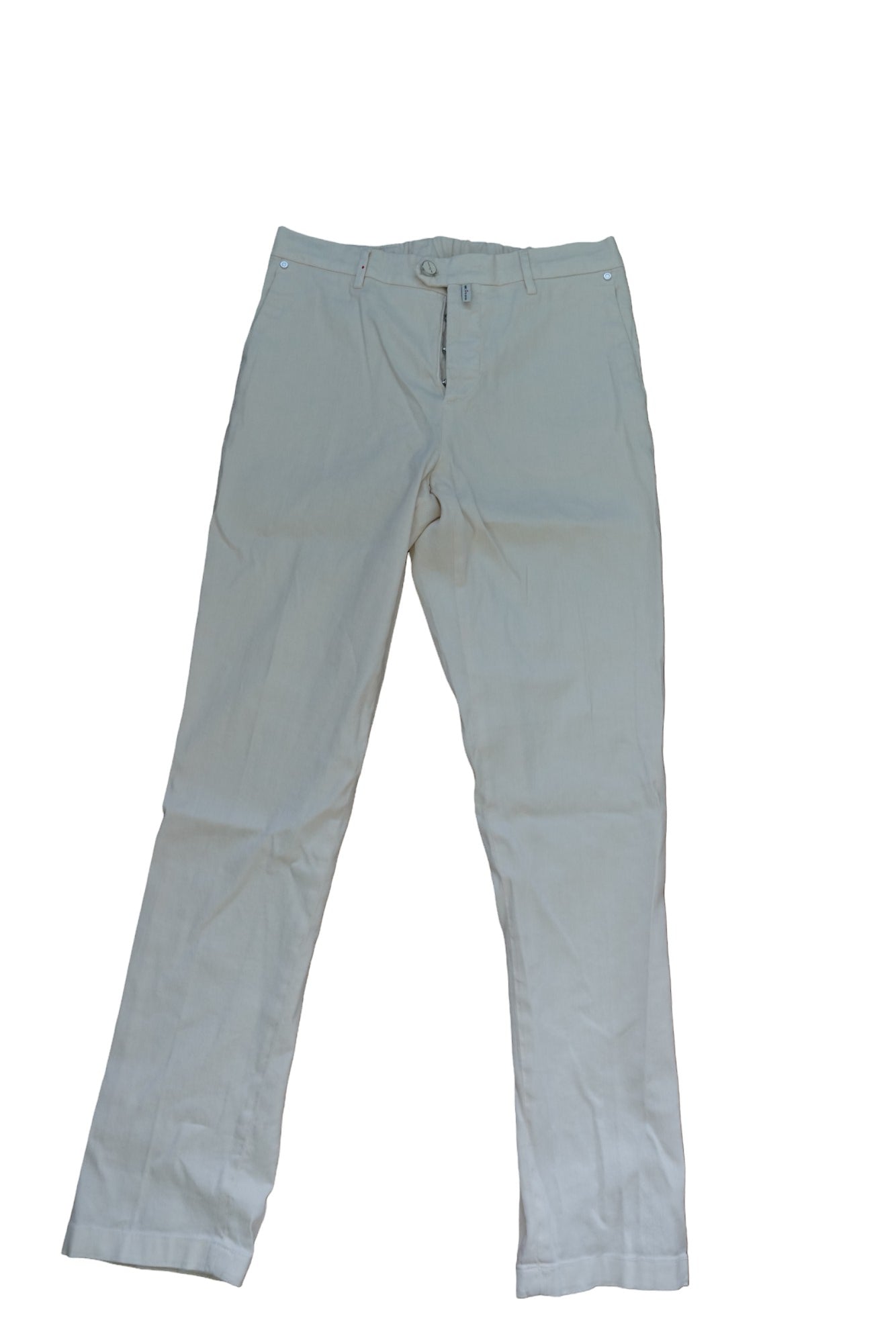 Kiton Hose Leinen mit Baumwolle Sommer hell beige