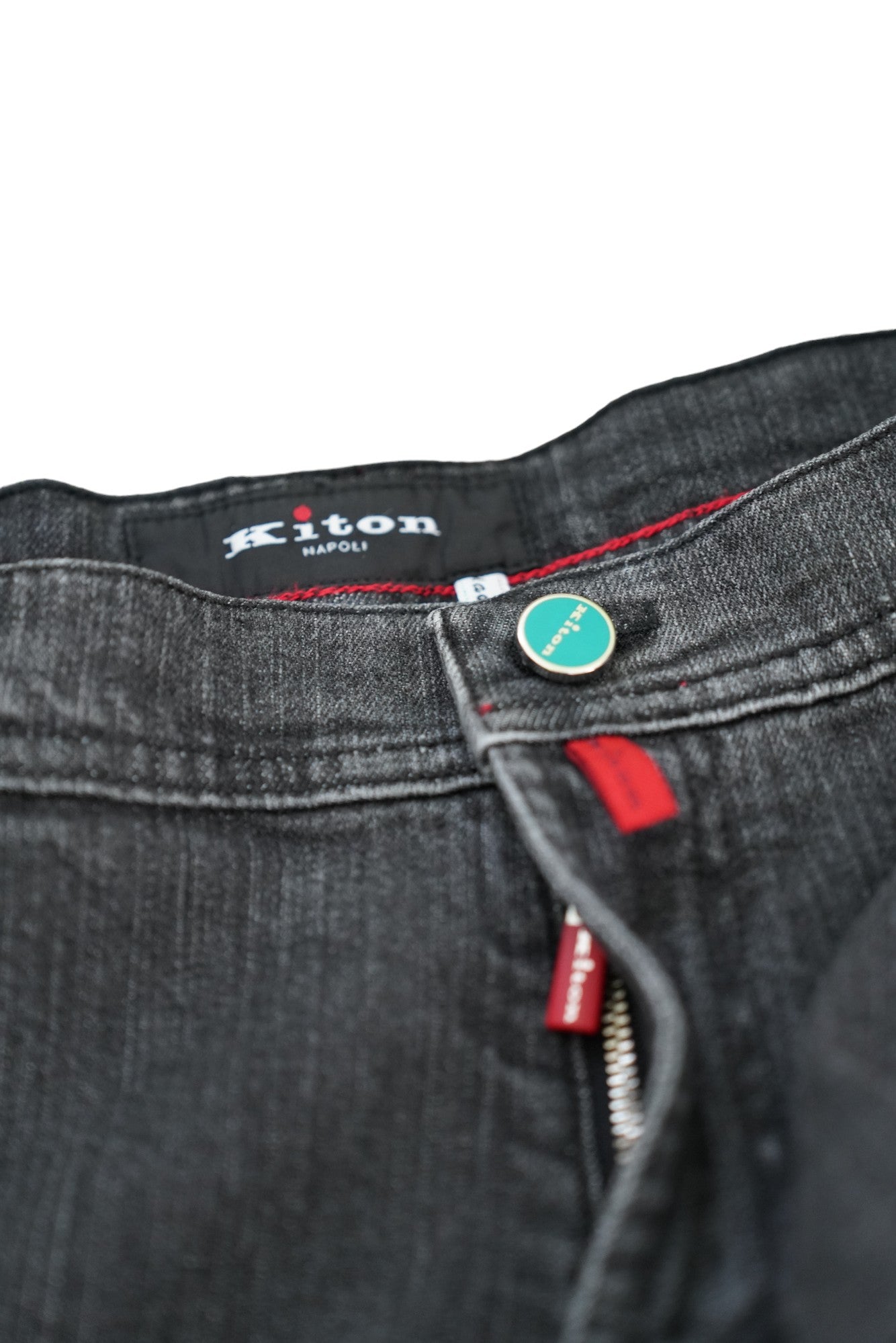 Kiton Jeans schwarz Japan denim