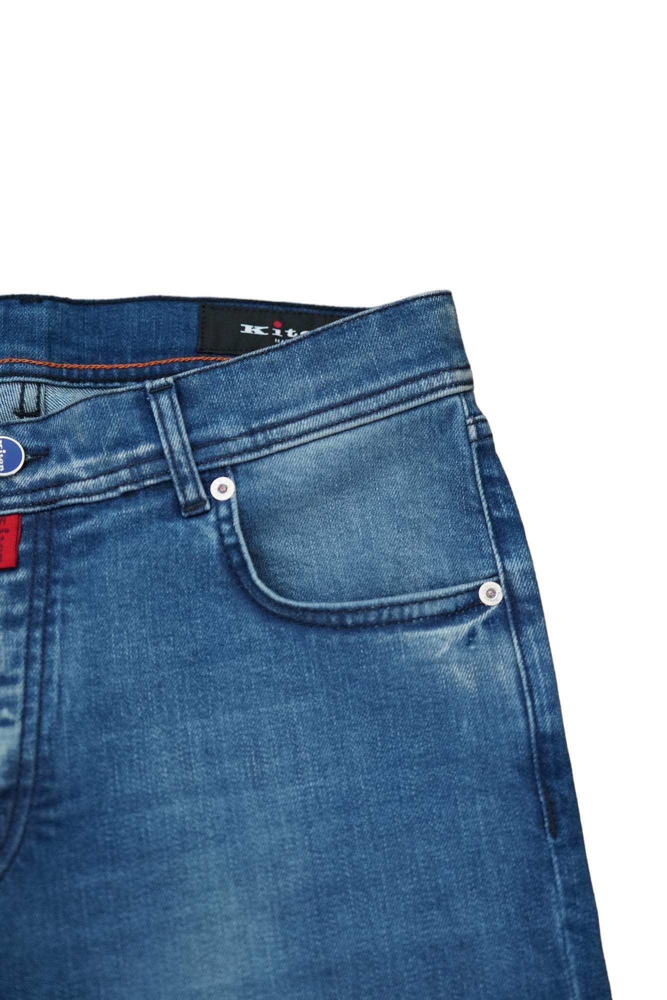 Kiton Jeans blau Japan denim