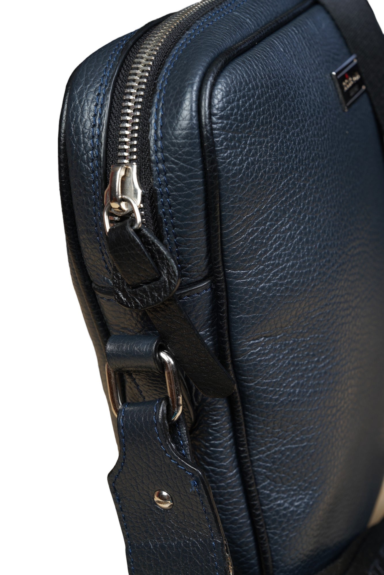 Kiton Handtasche Umhängetasche Leder Crossbody Bag