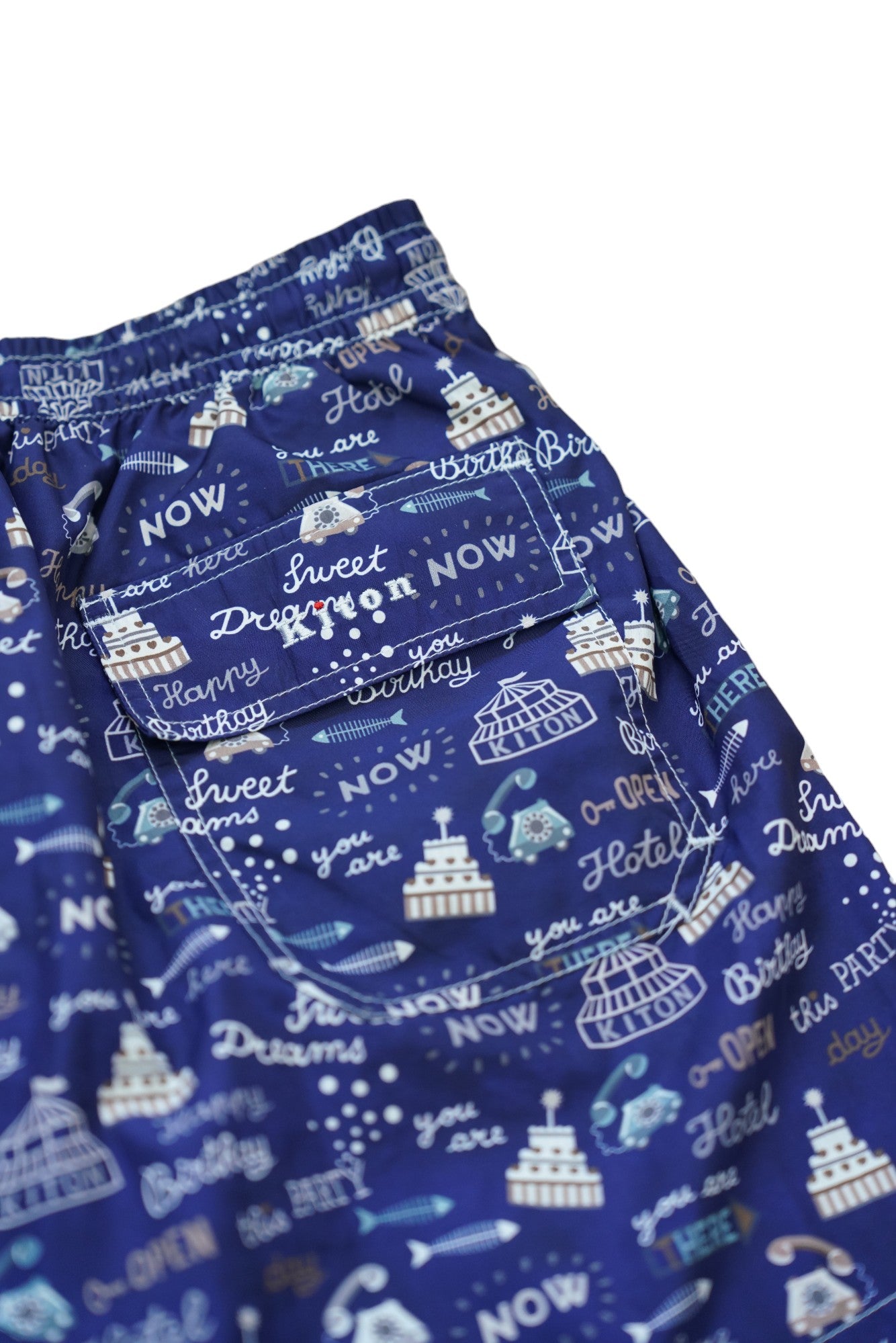 Kiton Swim Shorts/Swim Trunks Ocean