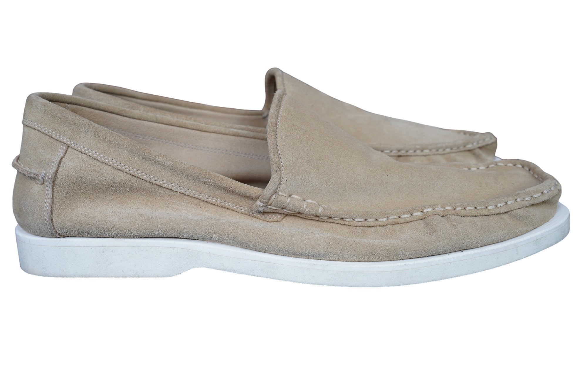 Kiton shoe moccasin goatskin new