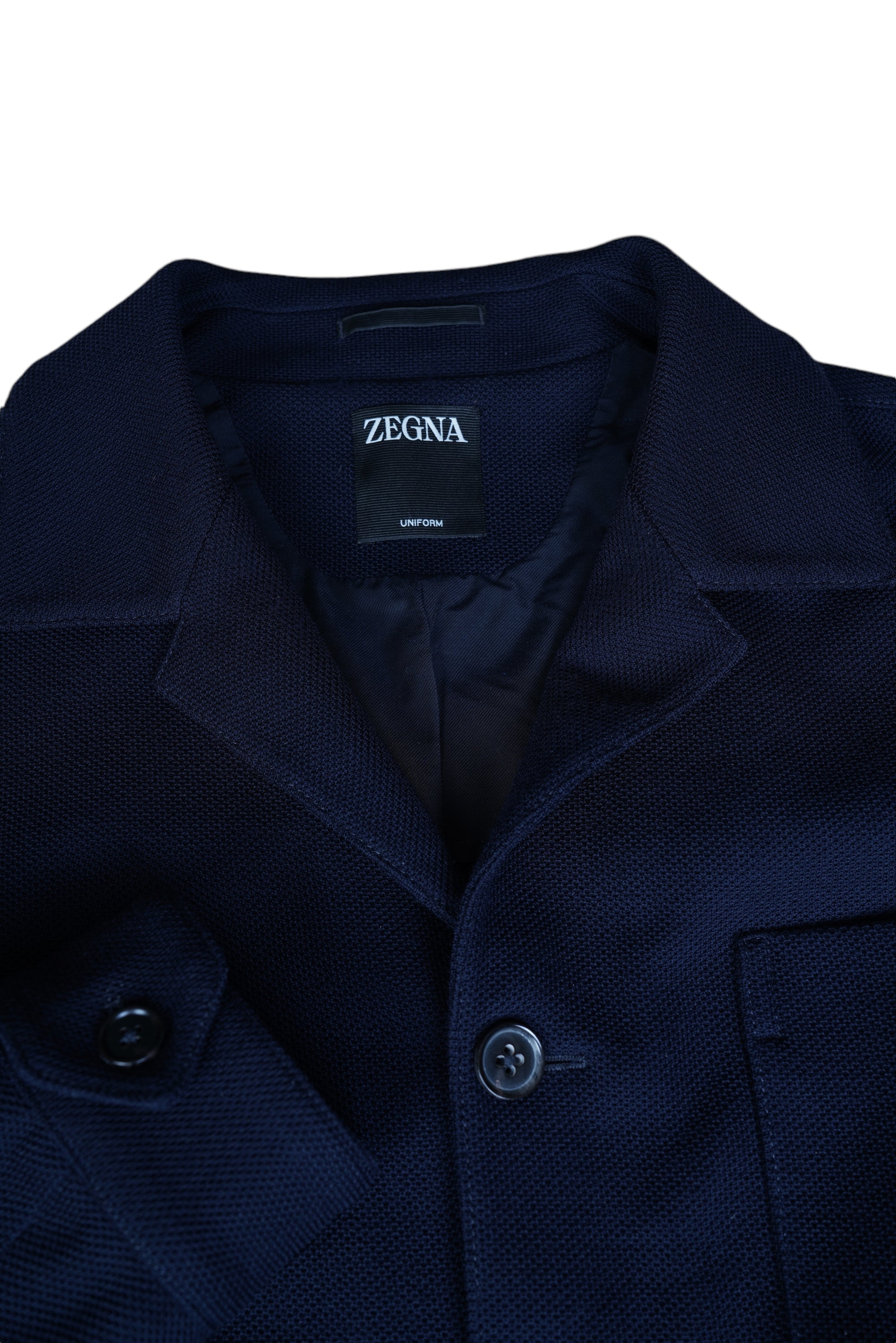 Zegna Chore Jacke aus Jersey Wolle und Baumwolle