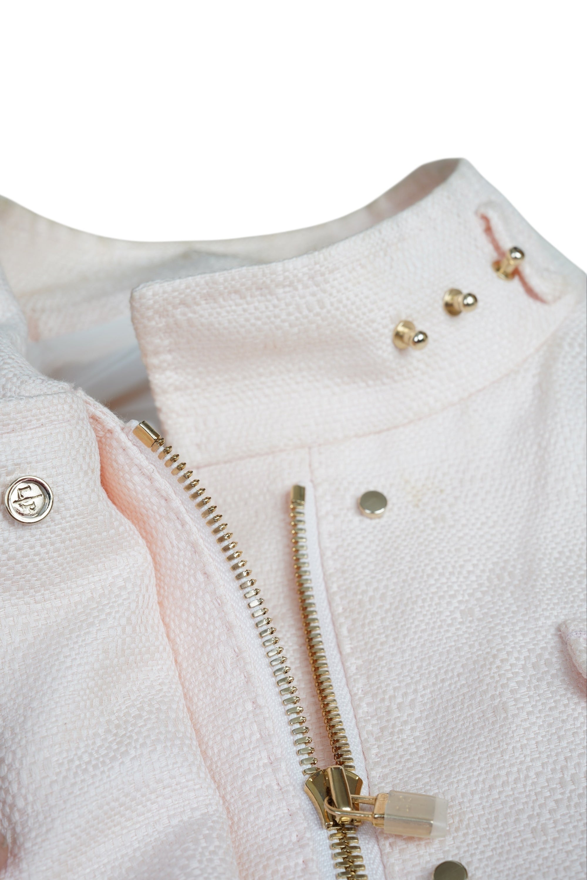 Loro Piana jacket ladies silk blend with leather details