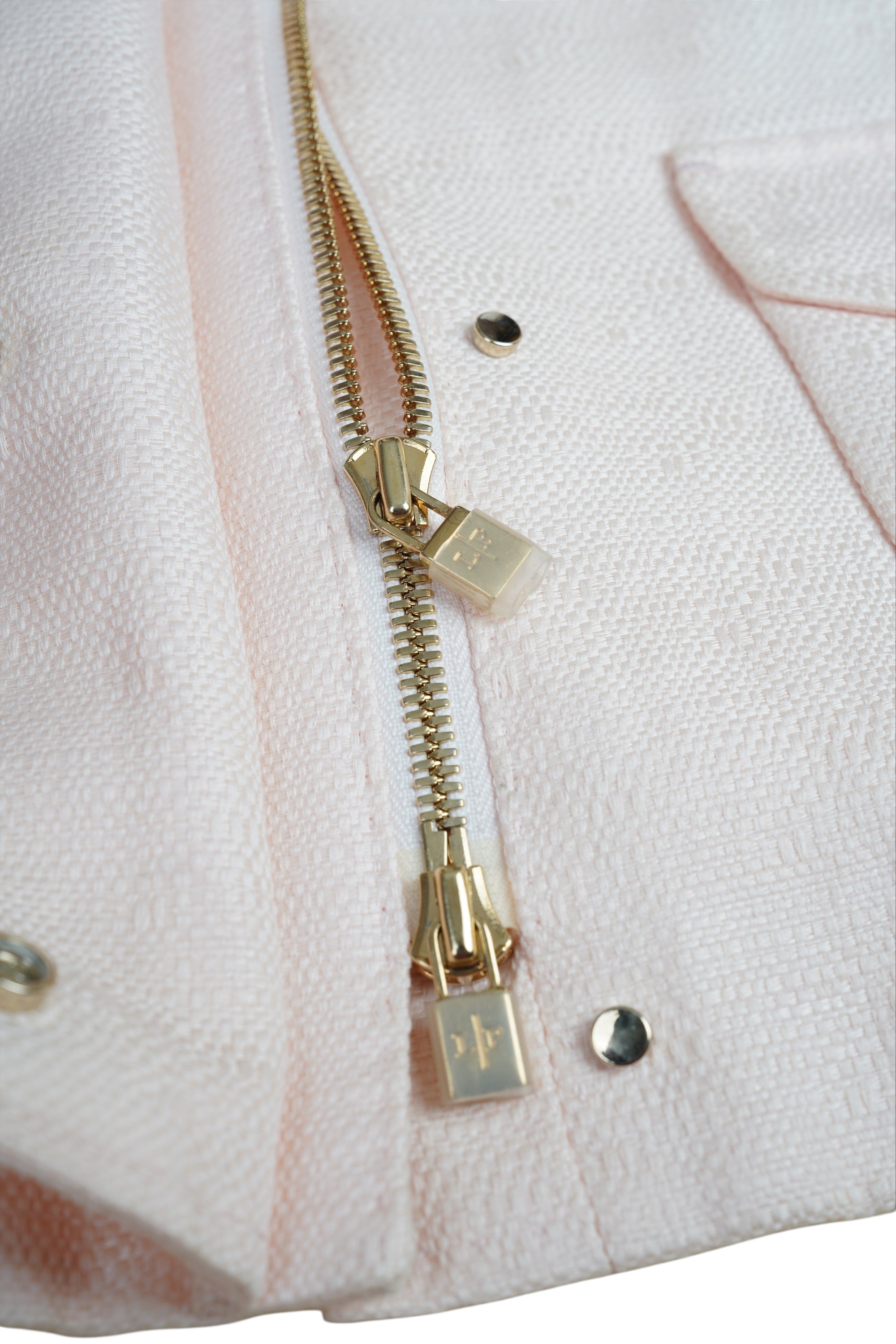Loro Piana jacket ladies silk blend with leather details