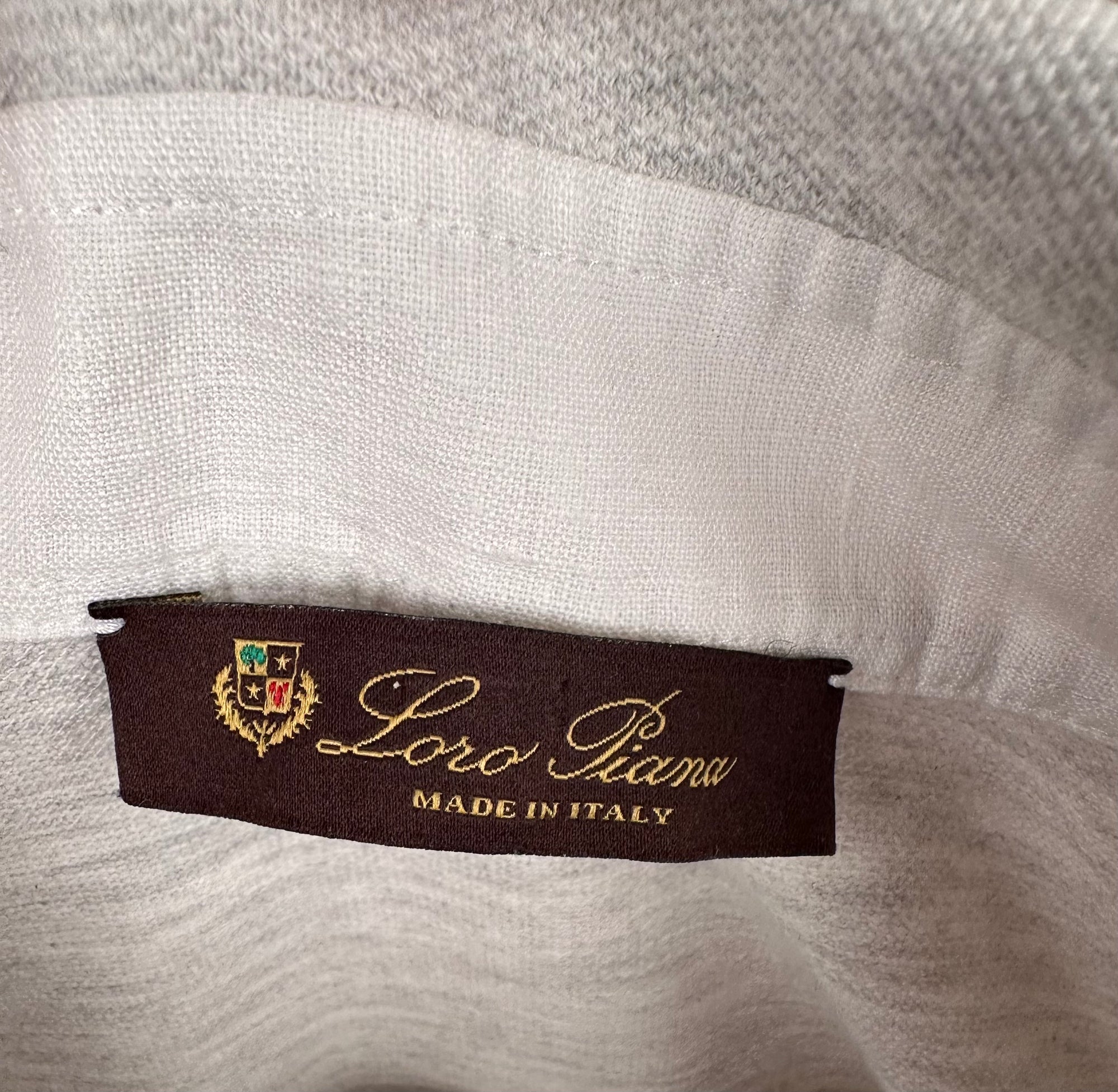 Loro Piana long sleeve polo