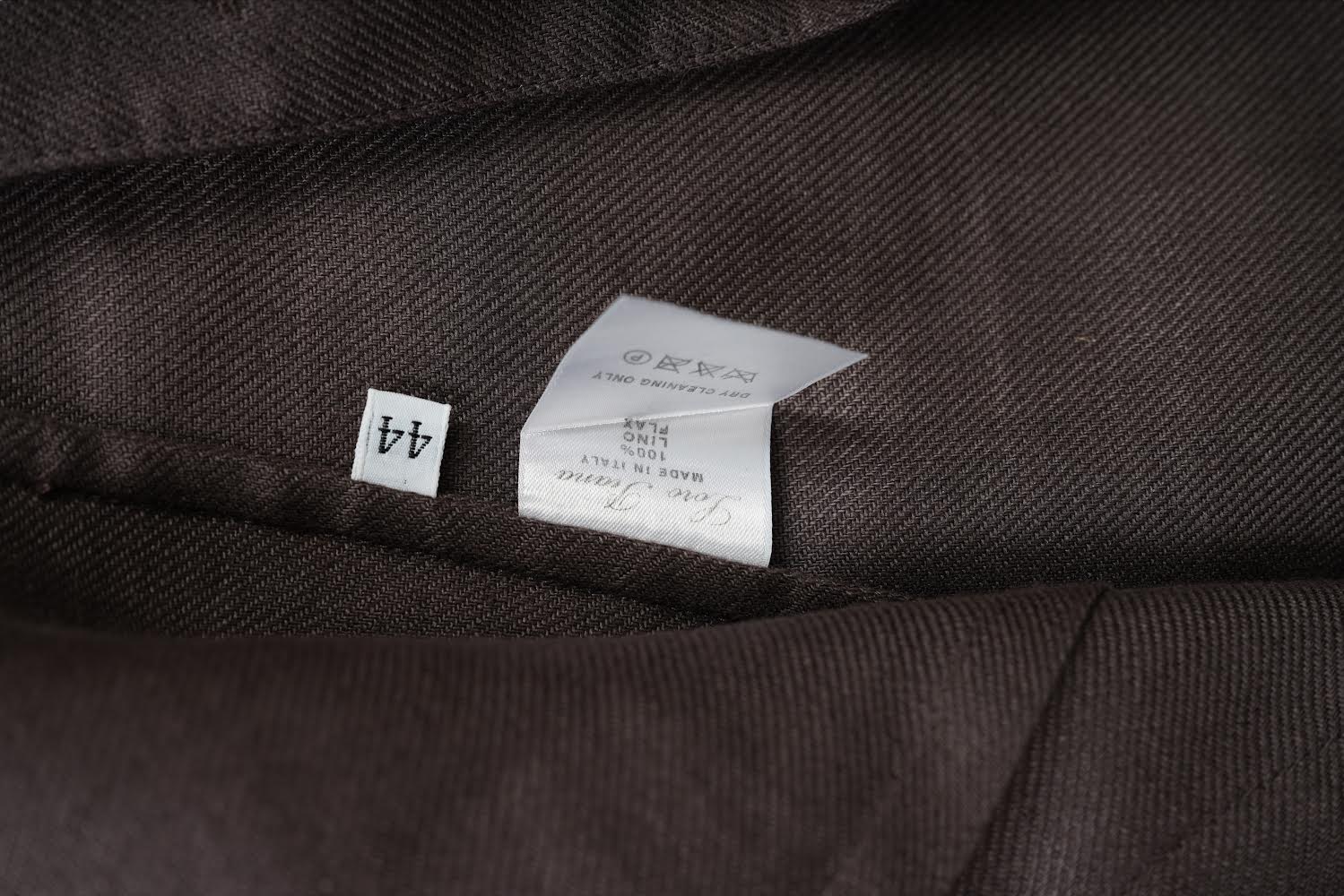 Loro Piana manteau lin veste femme marron