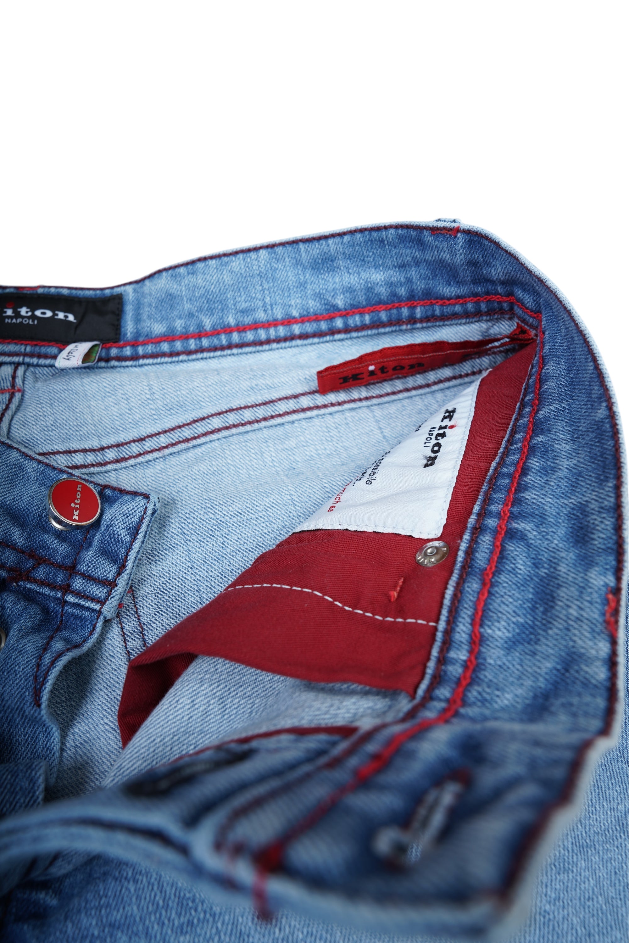 Kiton Jeans bleu 50 (34) clair délavé Article n° : 1009