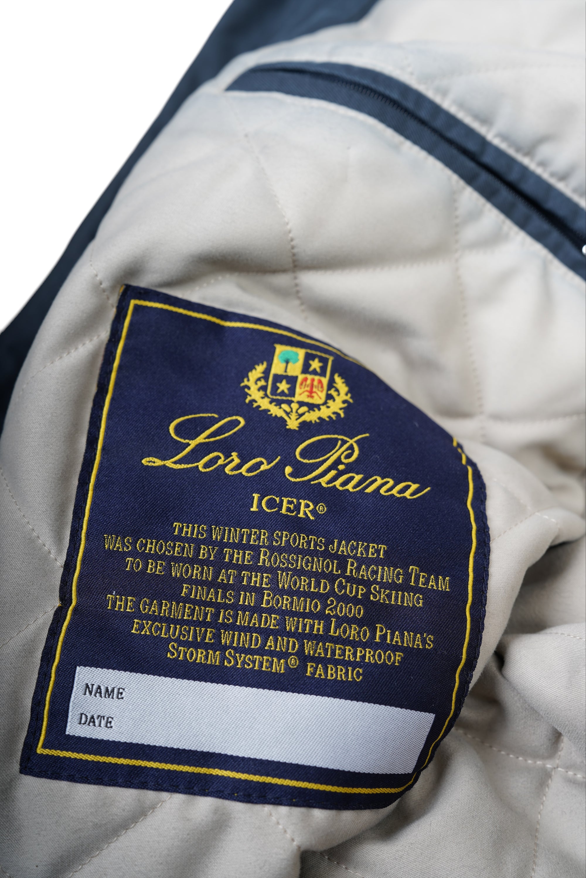 Loro Piana quilted jacket Roadster Villa D&#39;Este with cashmere