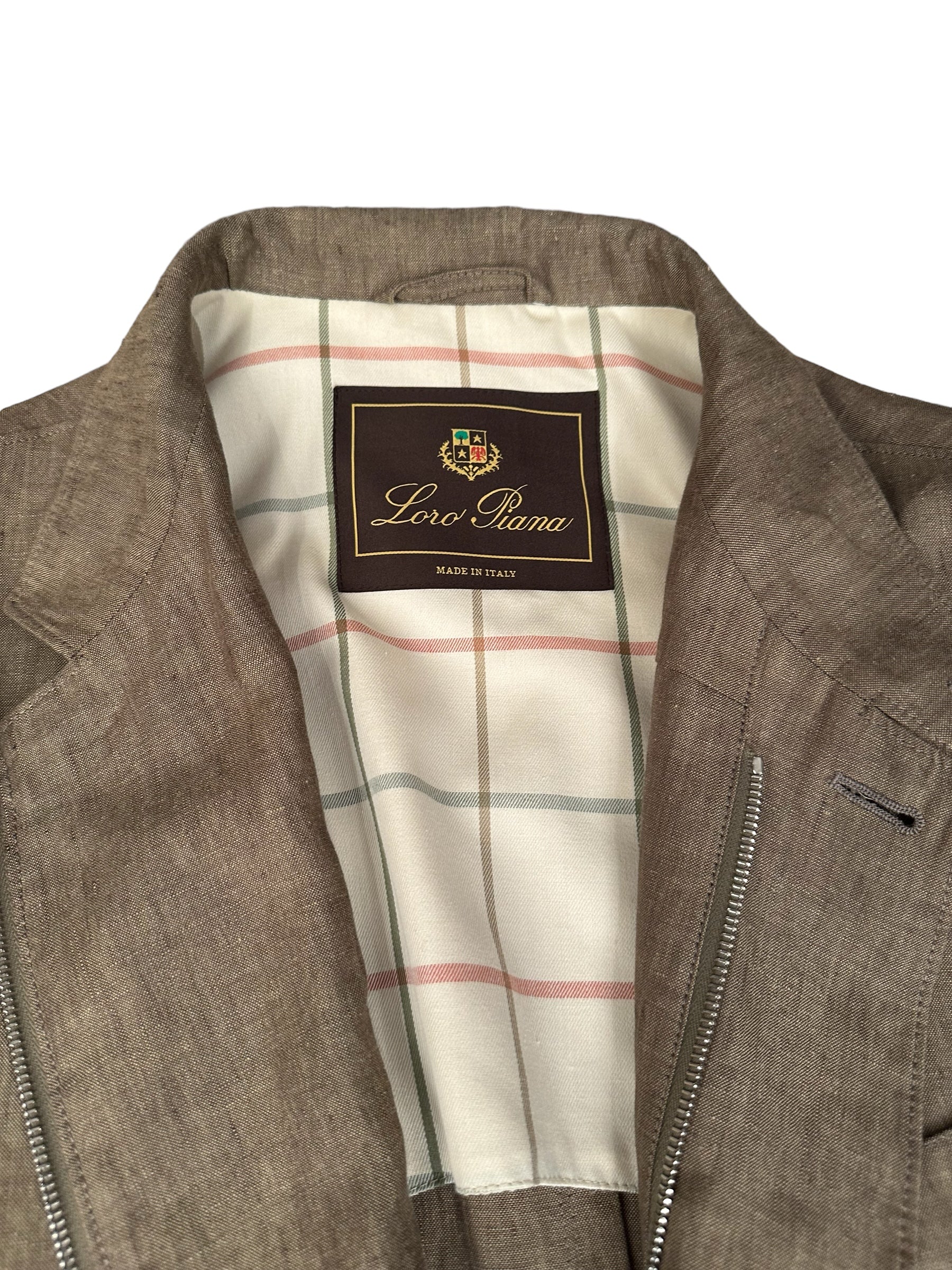 Loro Piana Coat Linen New M