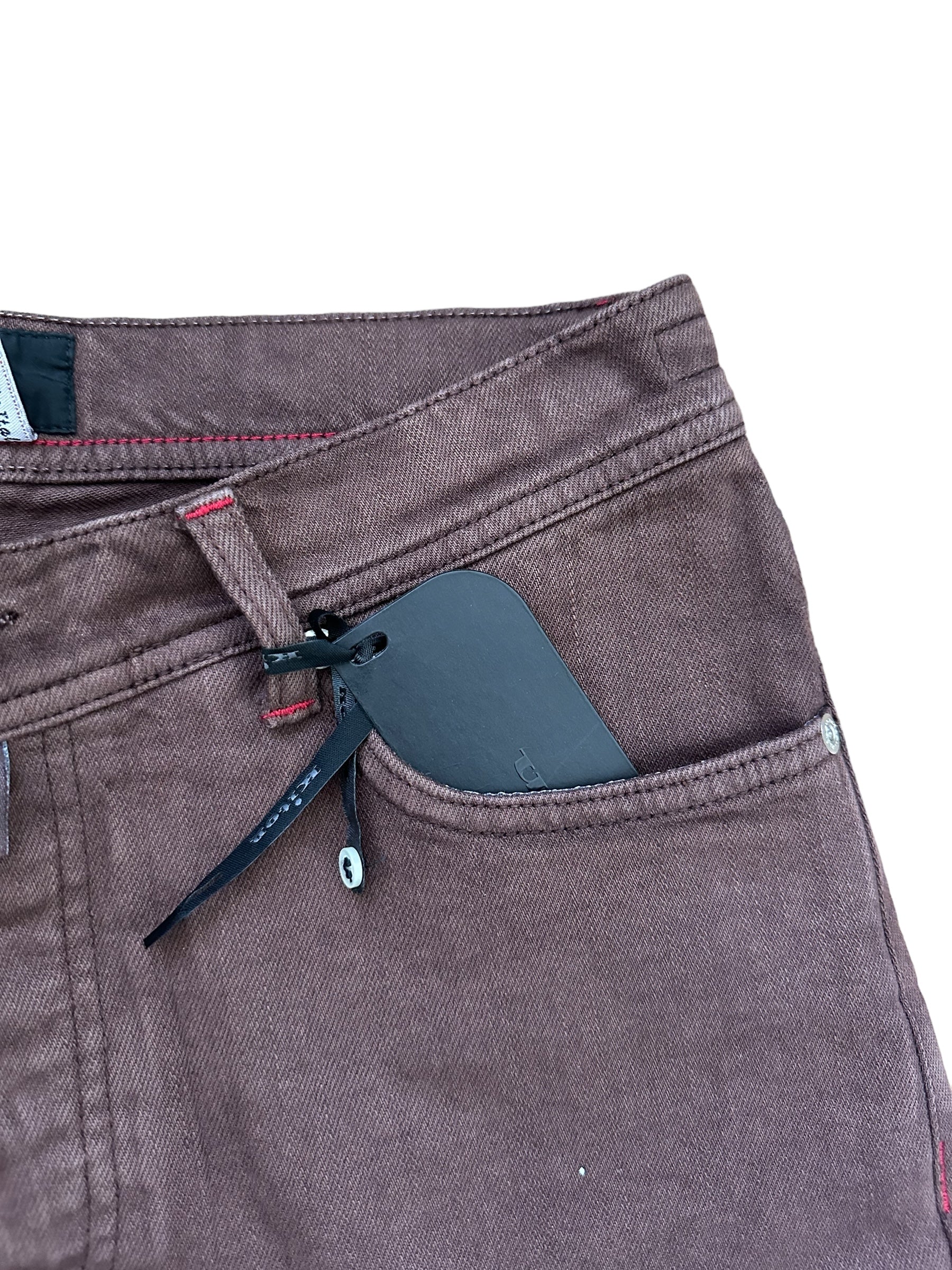 Kiton Chino neu braun 32 (30,31) Slim Art.Nr.:1044