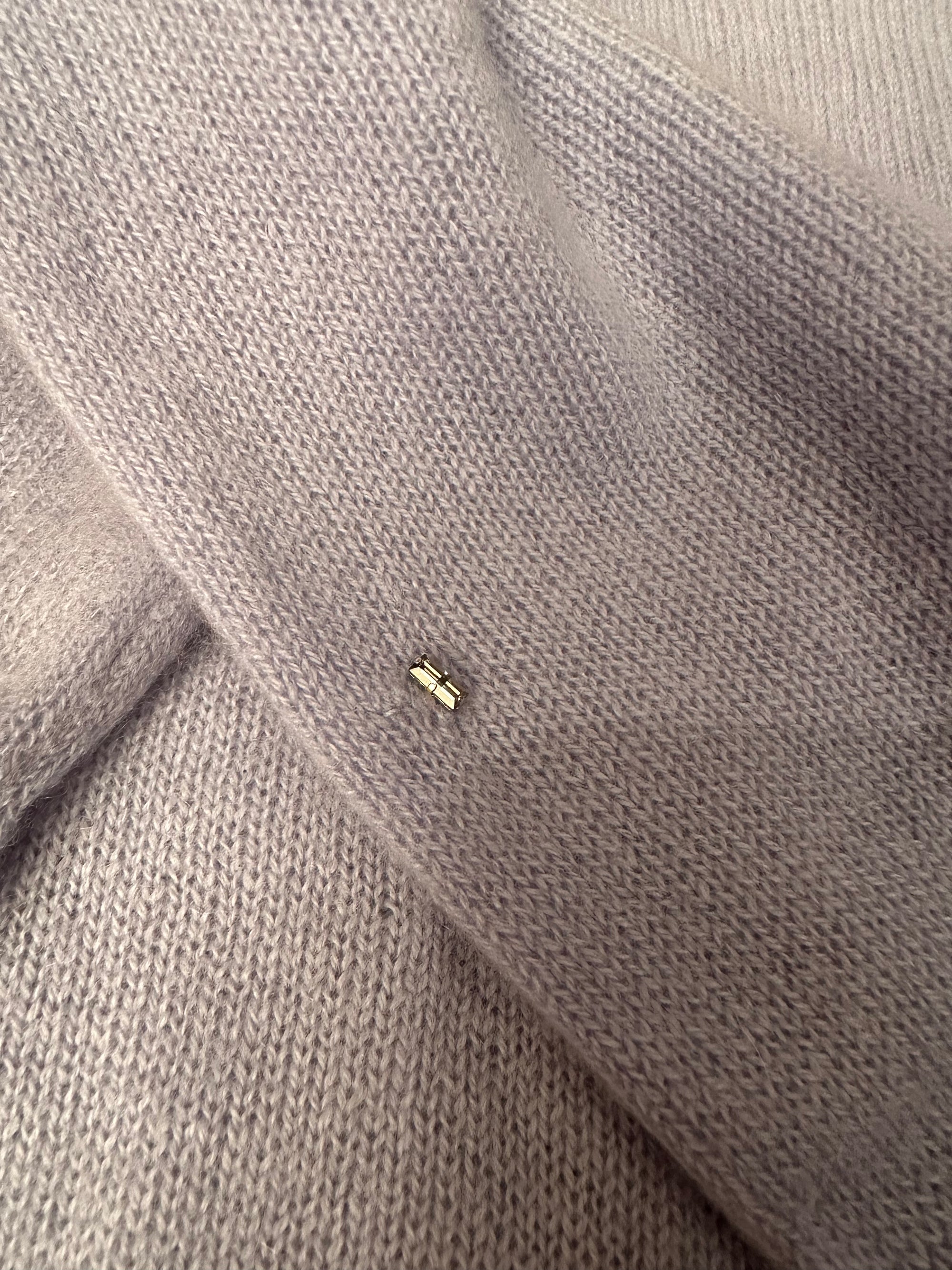 Loro Piana Cashmere Sweater Oversize with Sparkling Diamond