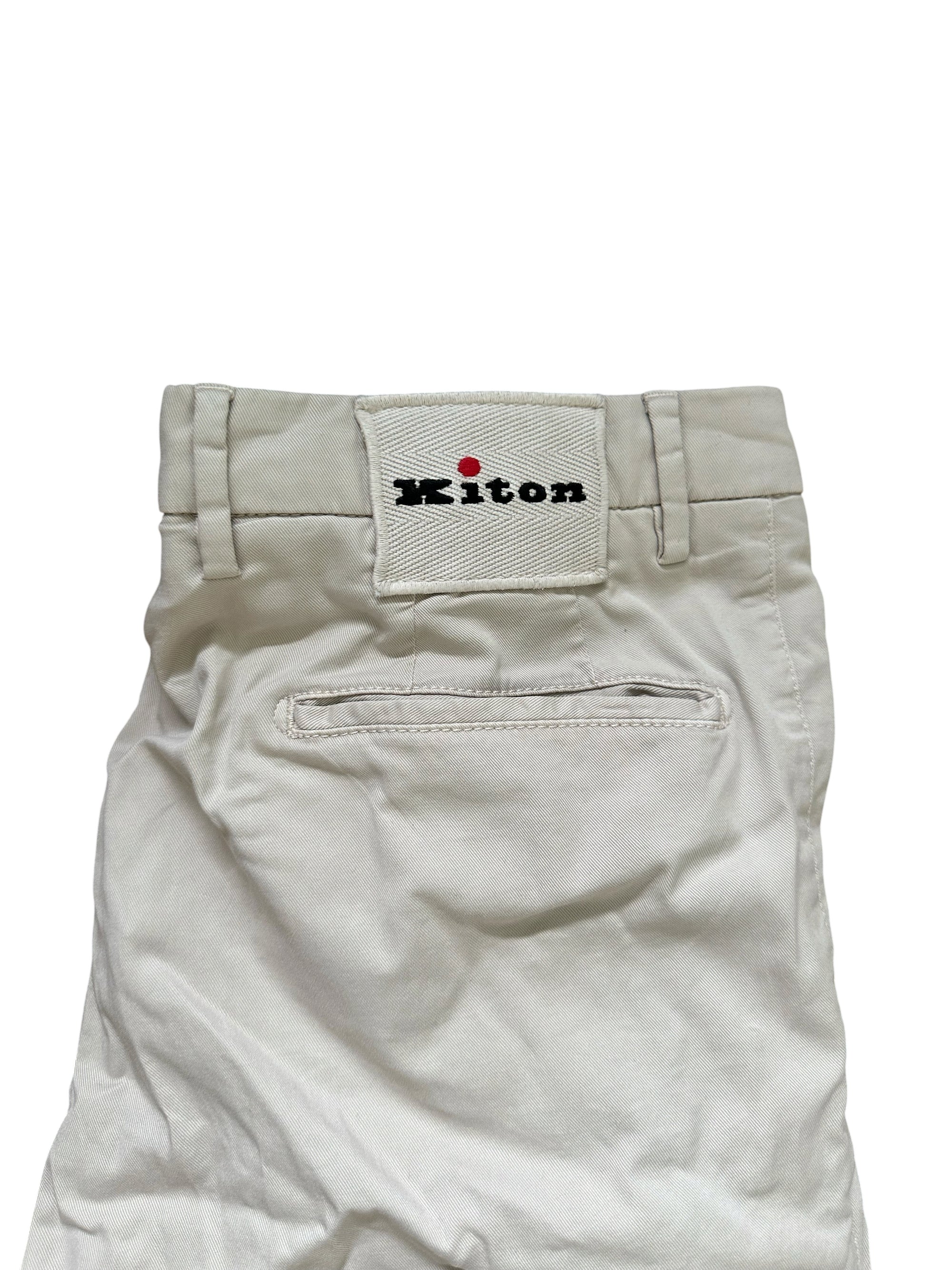 Kiton 牛仔裤 蓝色 50 (34) 浅水洗 货号： 1009