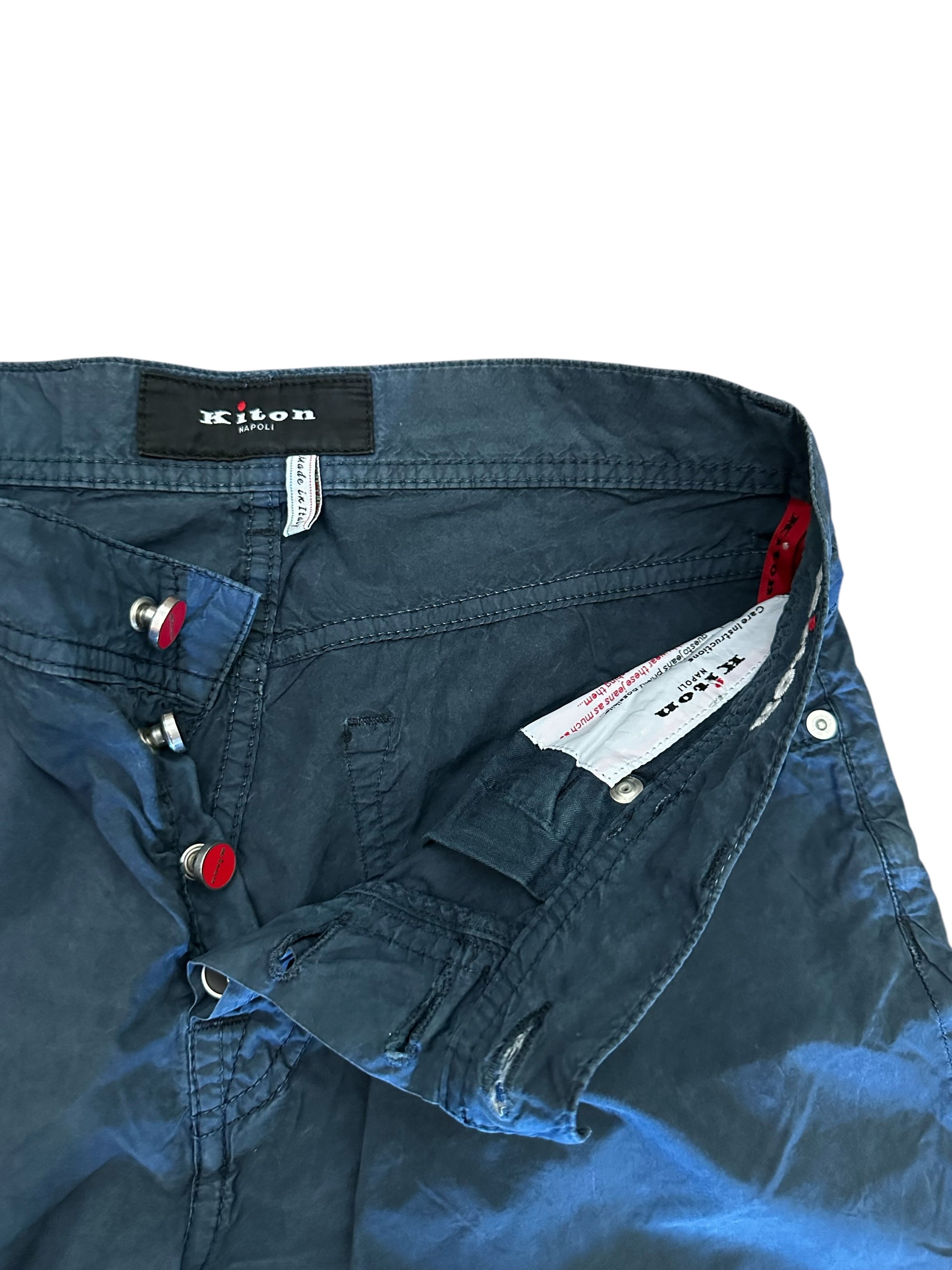 Kiton jeans blue 50 (34) light wash Article no.: 1009