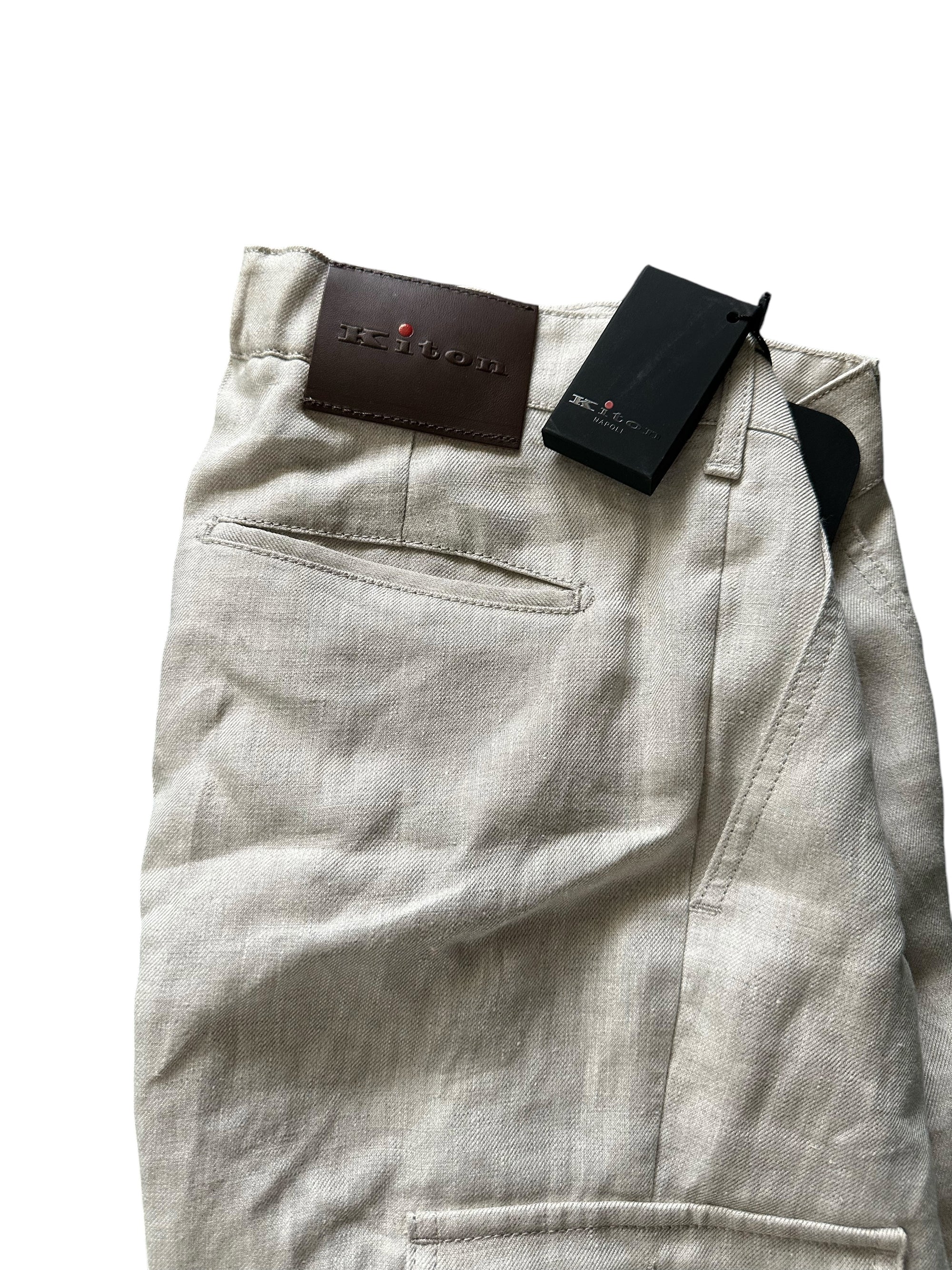 Kiton 牛仔裤 蓝色 50 (34) 浅水洗 货号： 1009