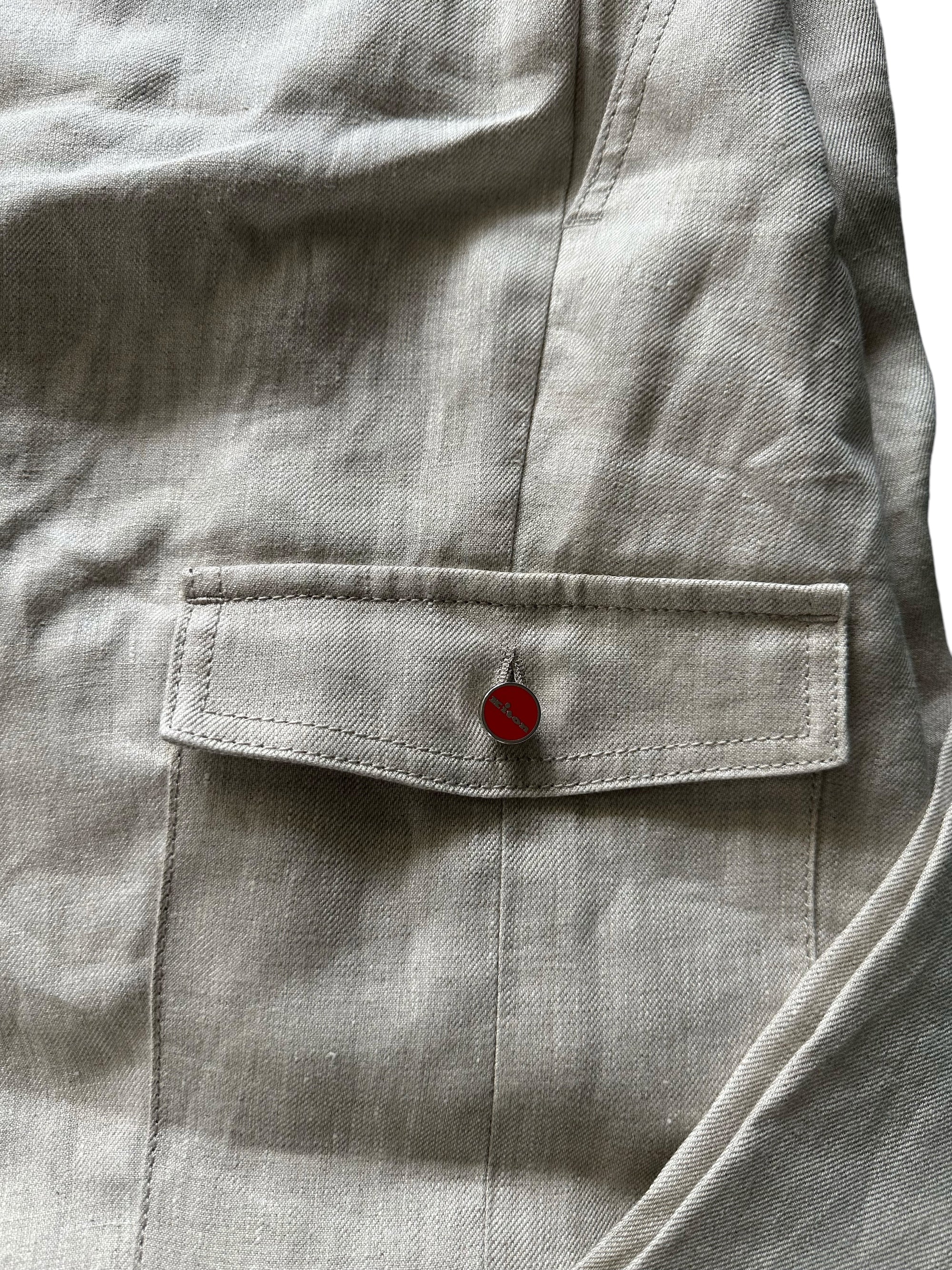 Kiton 牛仔裤 蓝色 50 (34) 浅水洗 货号： 1009