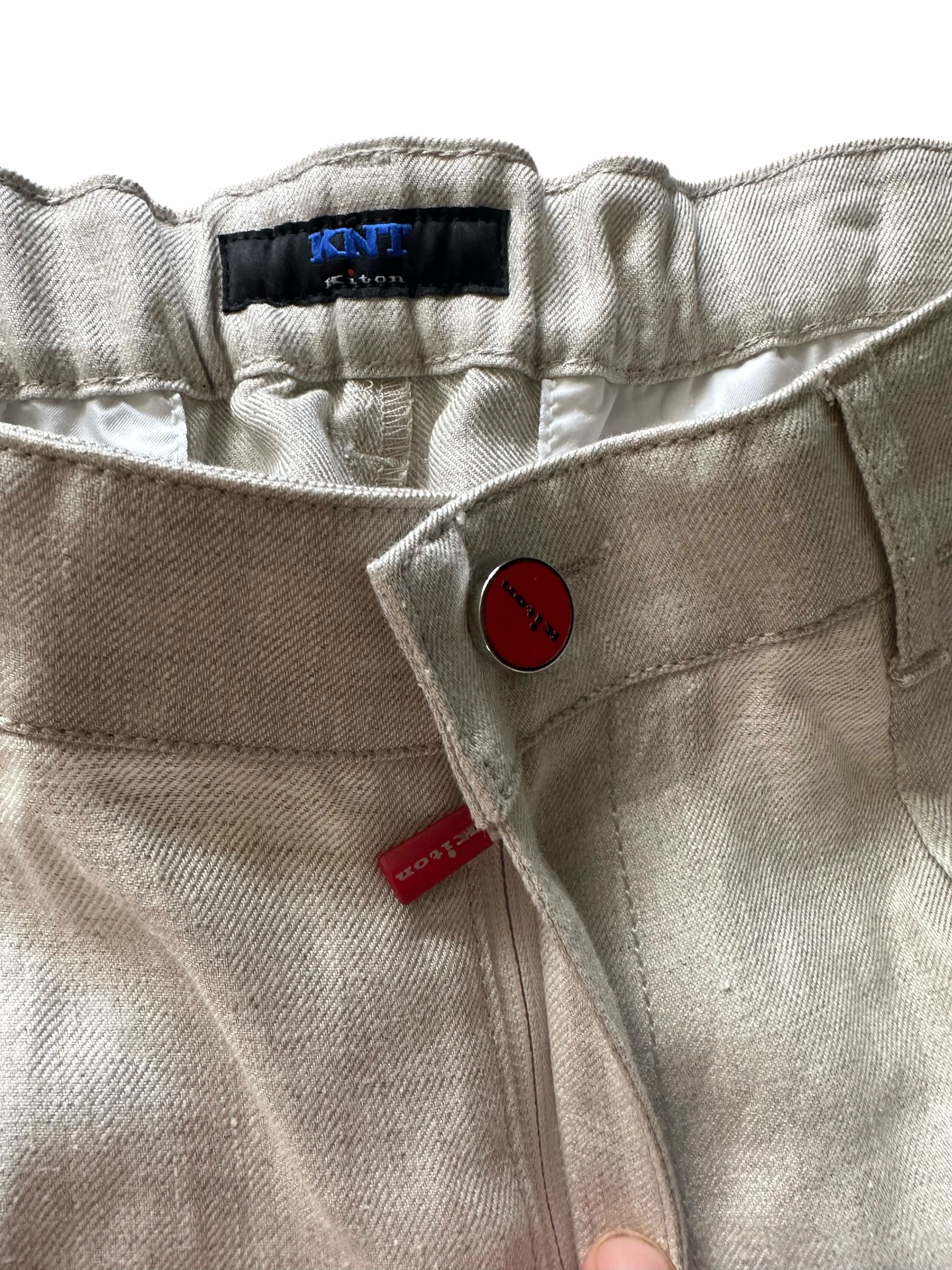 Kiton 牛仔裤 蓝色 50 (34) 浅水洗 货号： 1009