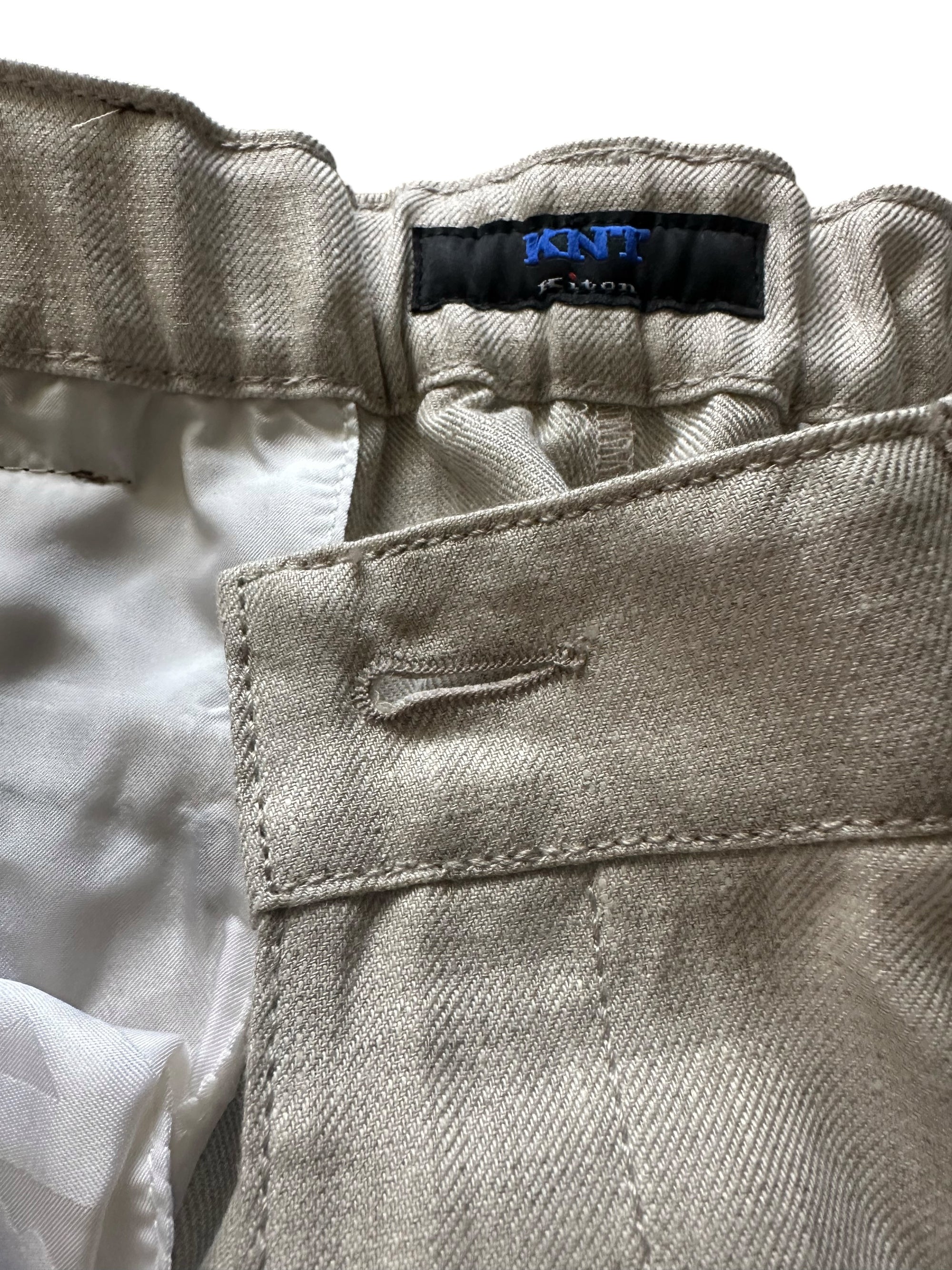 Kiton 牛仔裤 蓝色 50 (34) 浅水洗 货号： 1009
