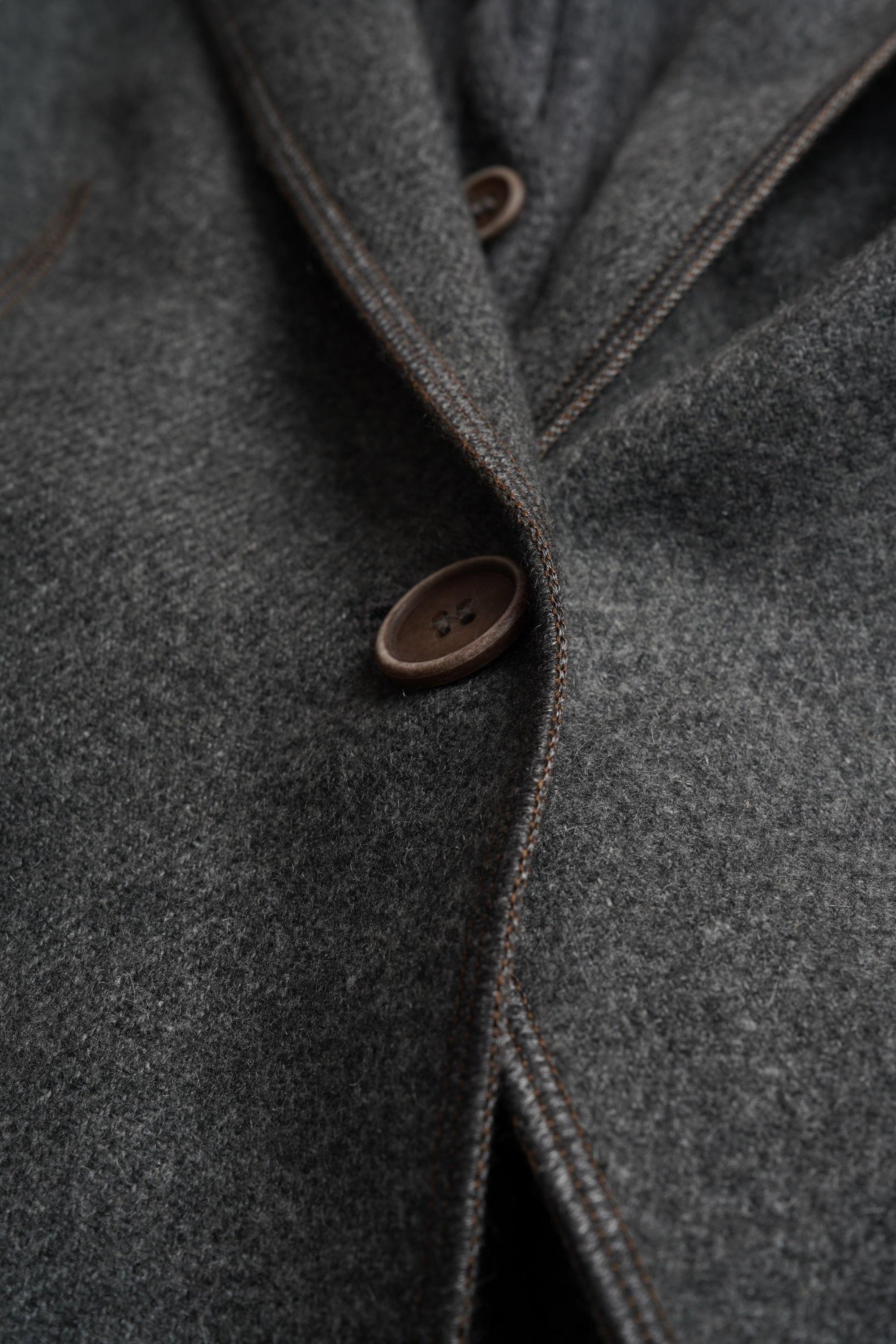 Brunello Cucinelli Mantel Damen Kaschmir Seide Wolle grau