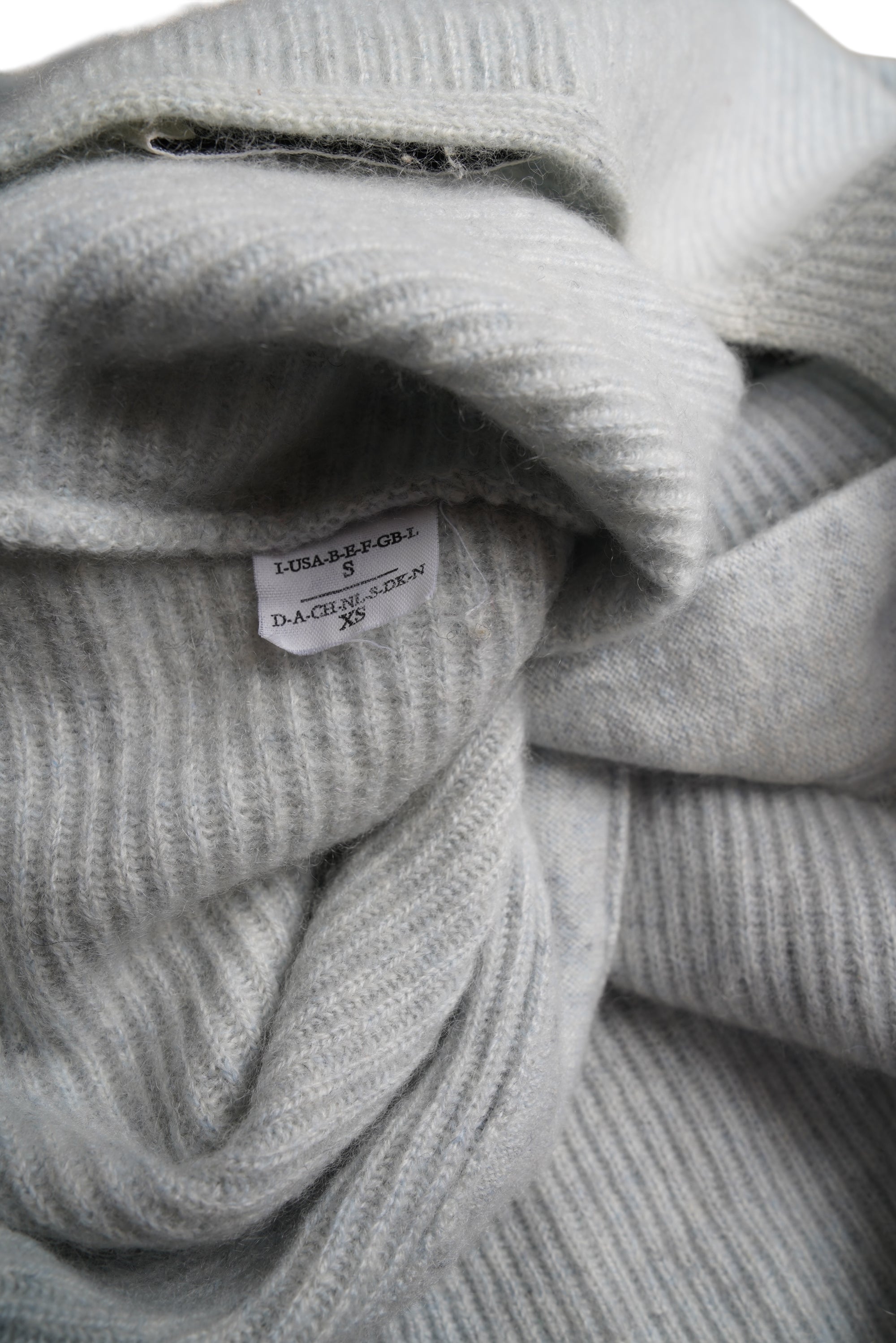 Brunello Cucinelli Pullover Kaschmir Ripstrick Cardigan zwei Außentaschen hellblau
