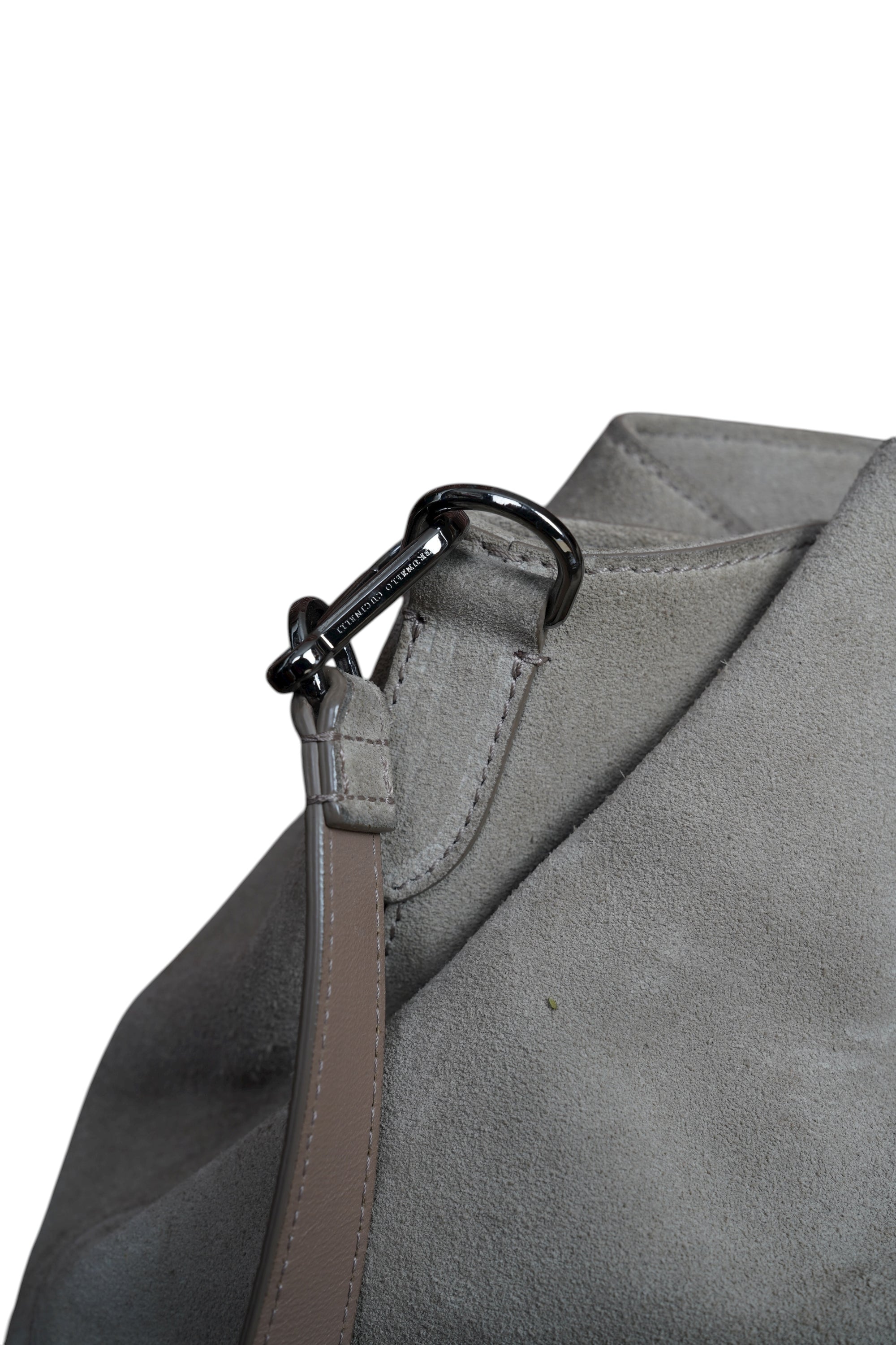 Brunello Cucinelli Bag Umhängetasche Wildleder Shopper mit Monili geflochtenen Details