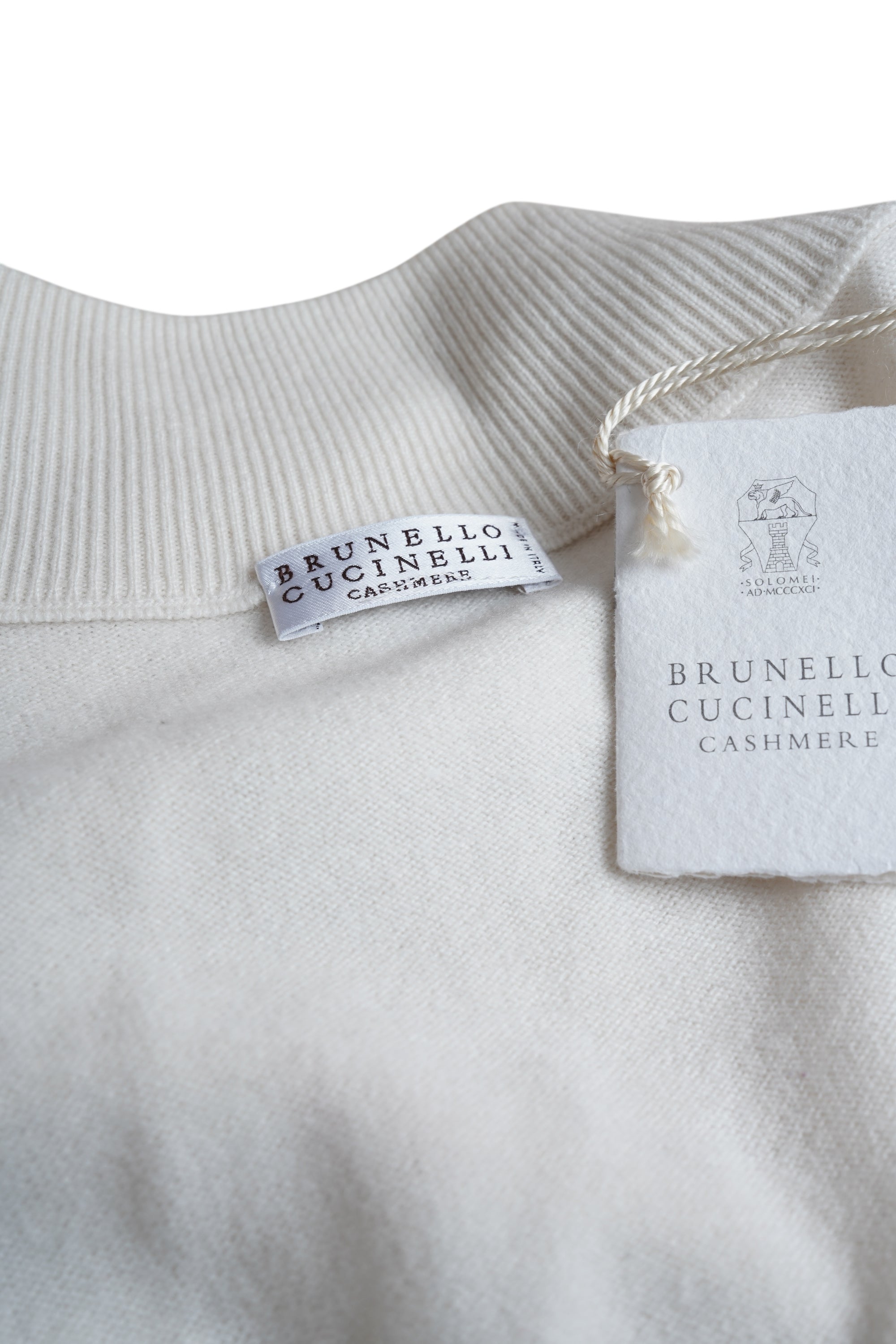 Brunello Cucinelli Pullover Kaschmir mit Monili Dazzling Federkaschmir