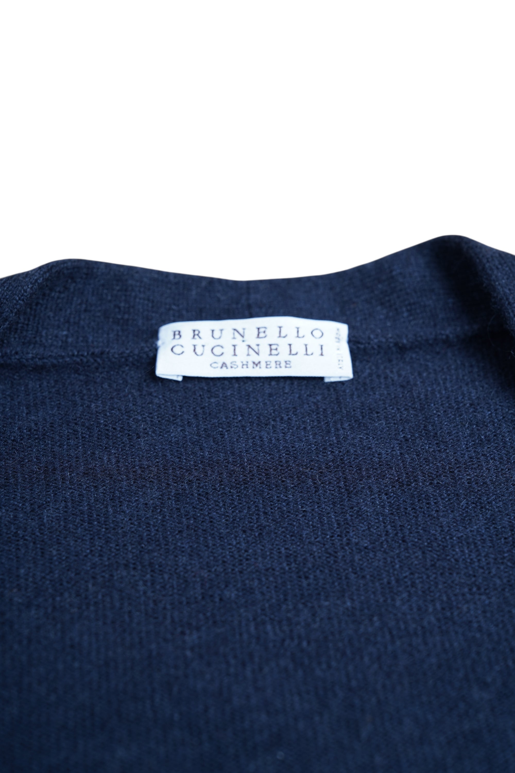 Brunello Cucinelli Cardigan Kaschmir blau Oversize mit Brusttasche Strickjacke