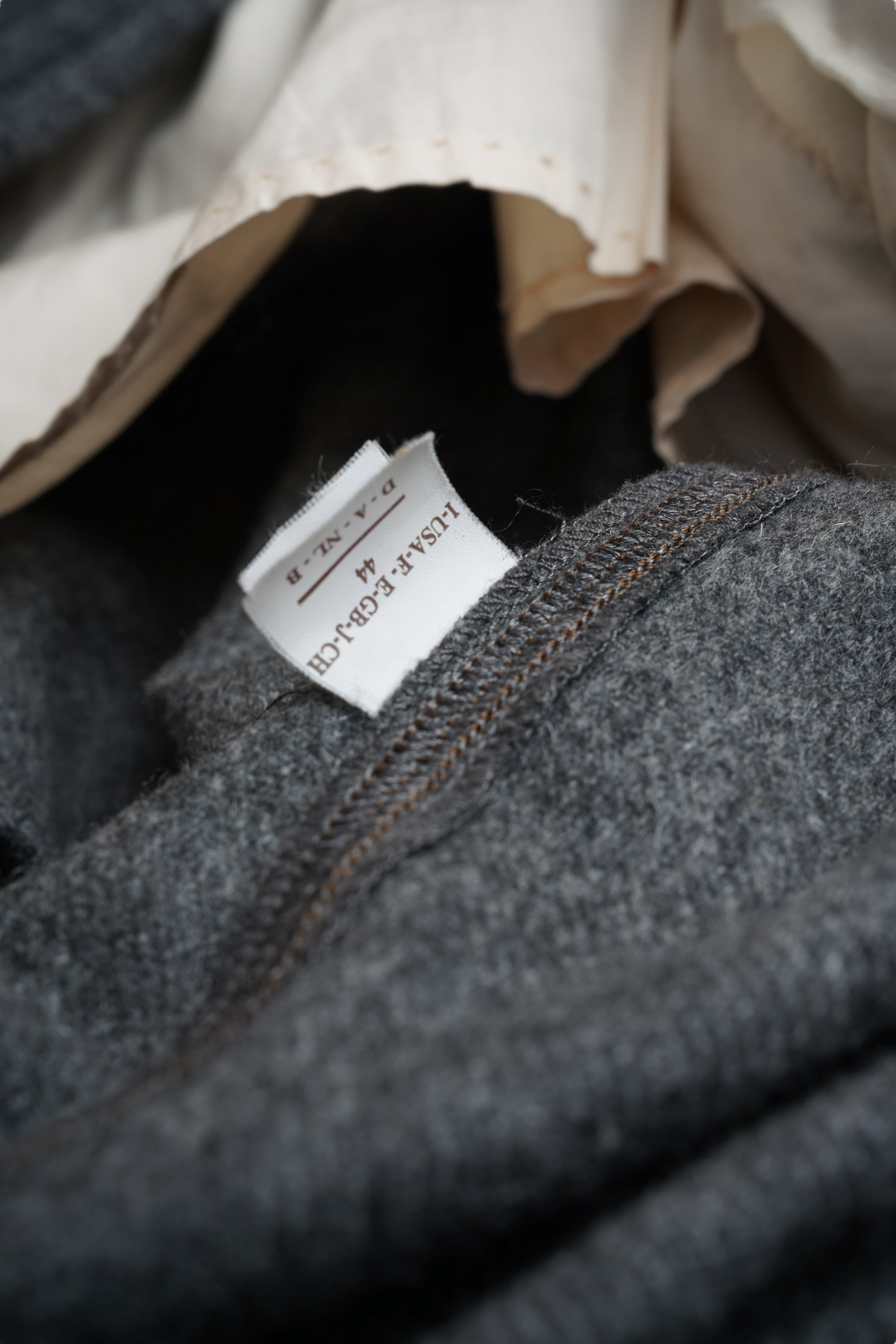 Brunello Cucinelli Mantel Damen Kaschmir Seide Wolle grau